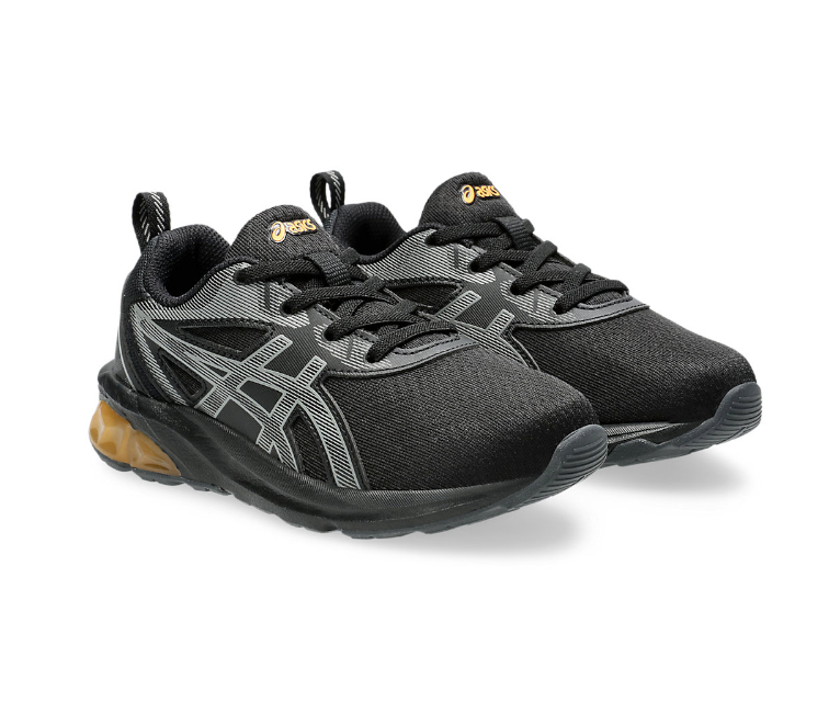 Kids Asics Gel-Quantum 90 PS (Black/Fellow Yellow)