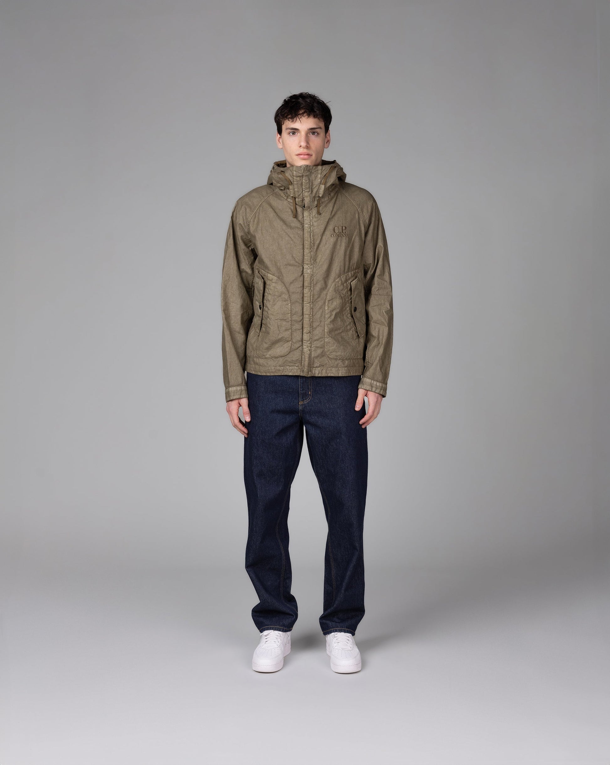 C.P. Company Lino Wax Goggle Jacket 