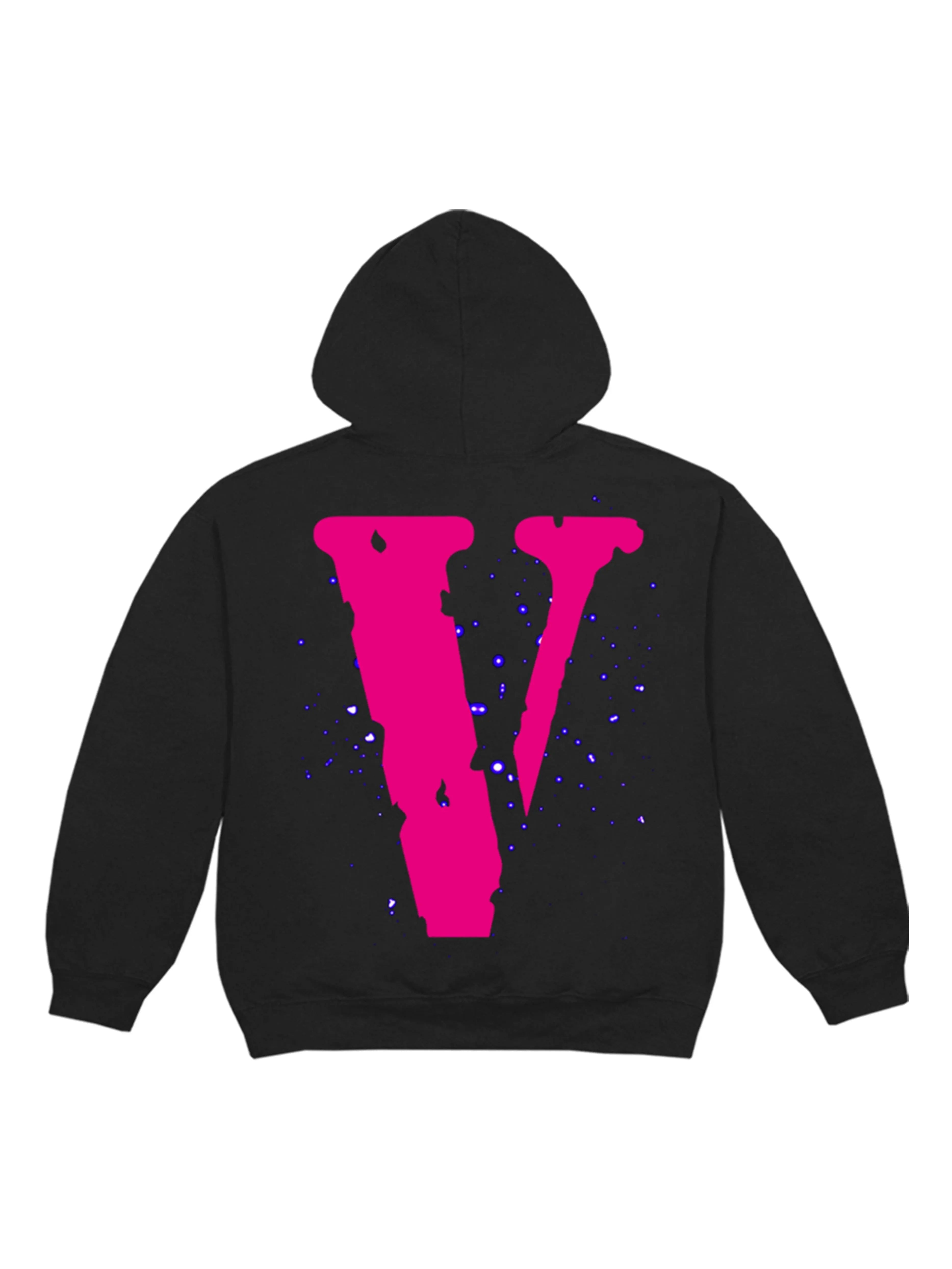 Image of Pop Smoke x Vlone King Of NY Hoodie Black Prior