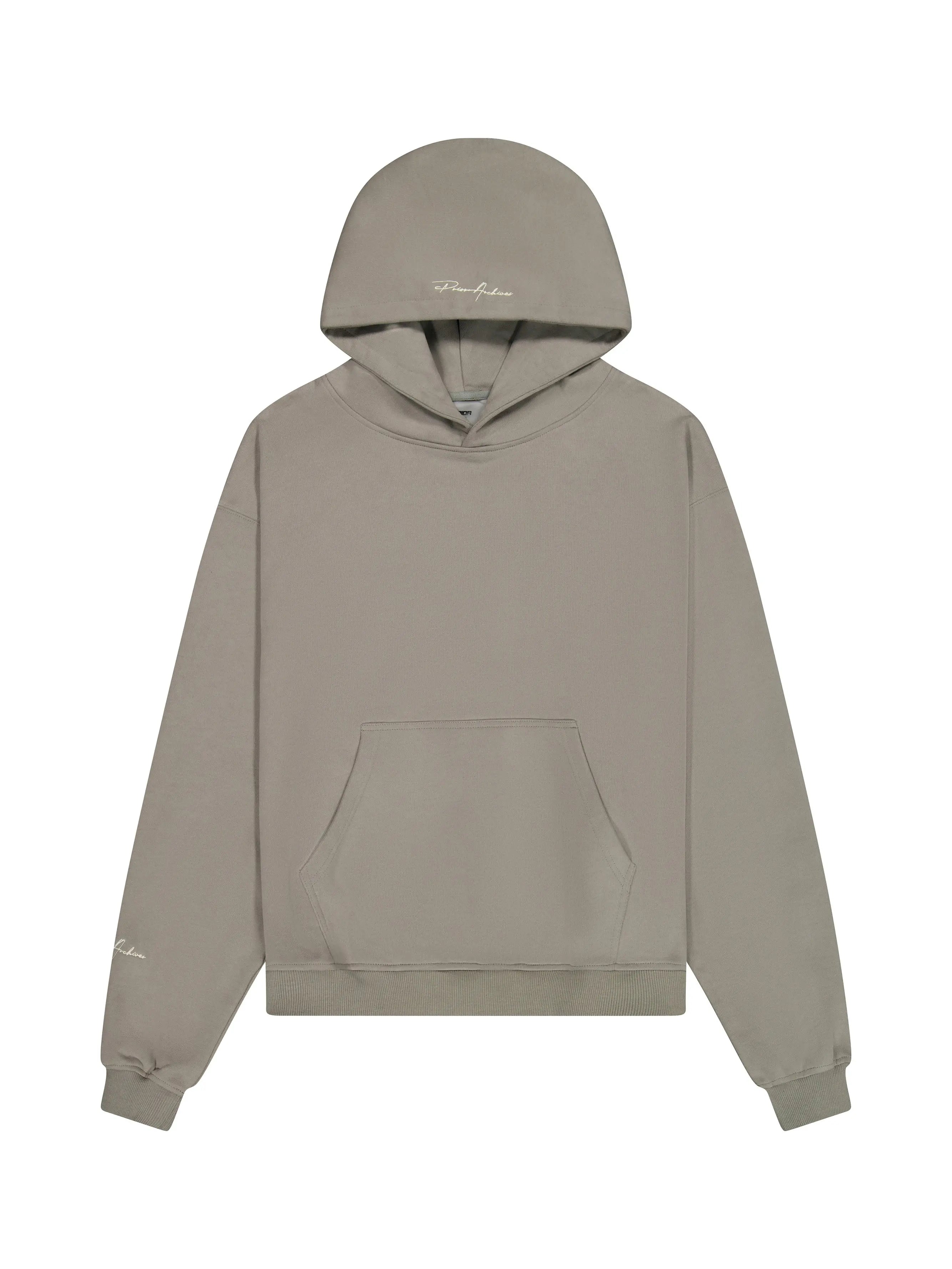 Image of Prior Embroidery Logo Oversized Hoodie Cinder in Auckland, New Zealand - Shop name