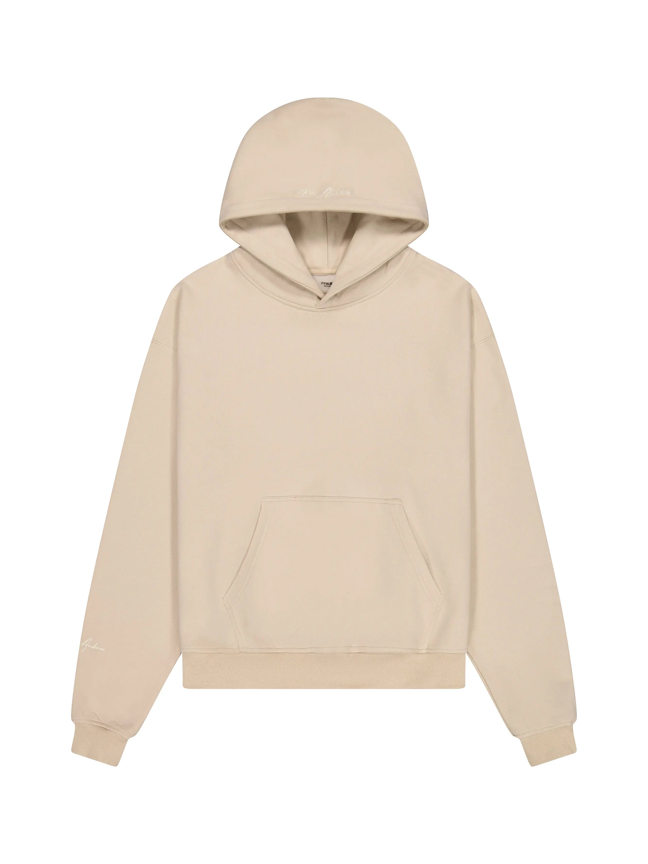 Prior Embroidery Logo Oversized Hoodie Sesame in Auckland, New Zealand - Shop name