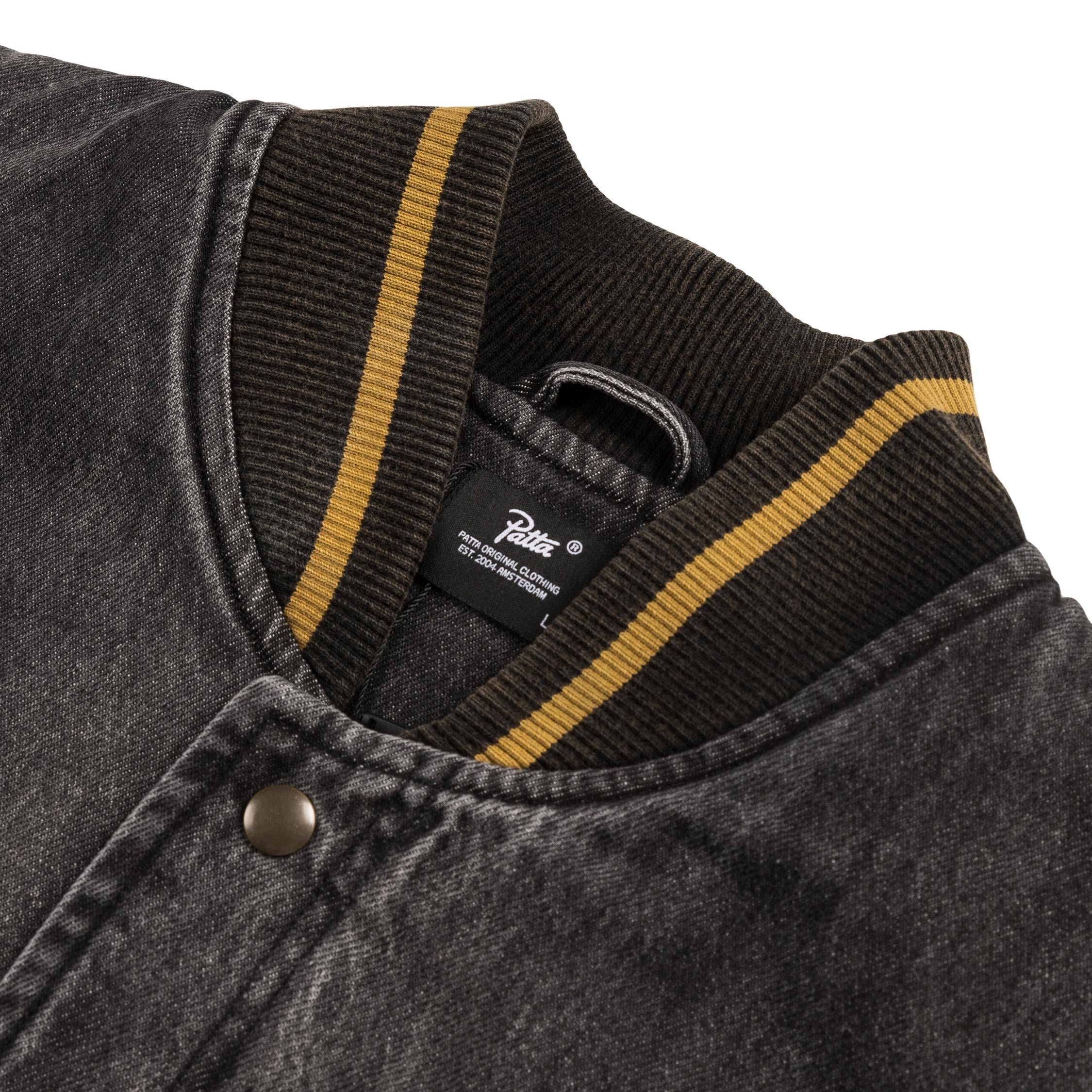 Image of Patta Homerun Denim Varsity Jacket