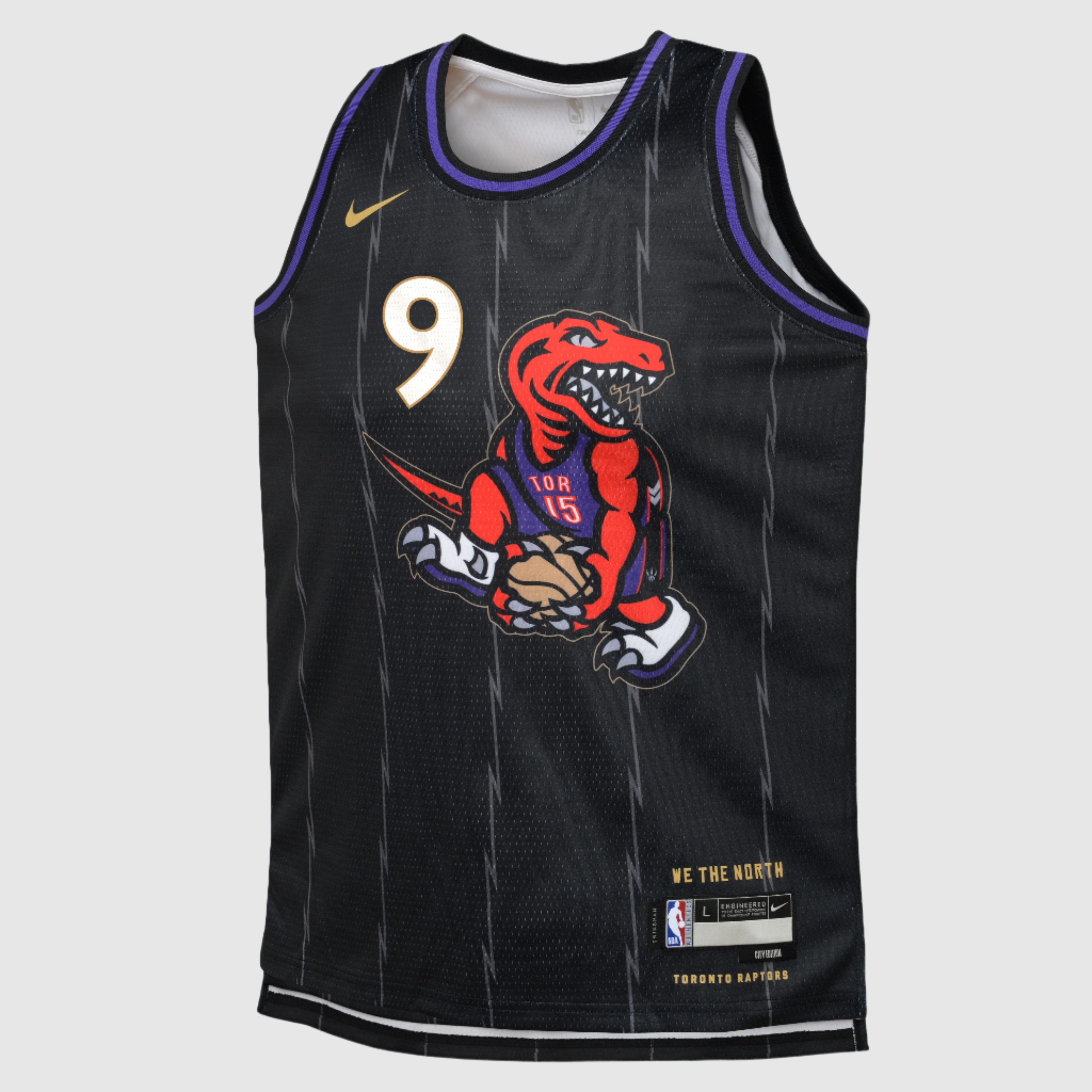 Image of RJ Barrett Toronto Raptors 2025 City Edition Youth NBA Swingman Jersey