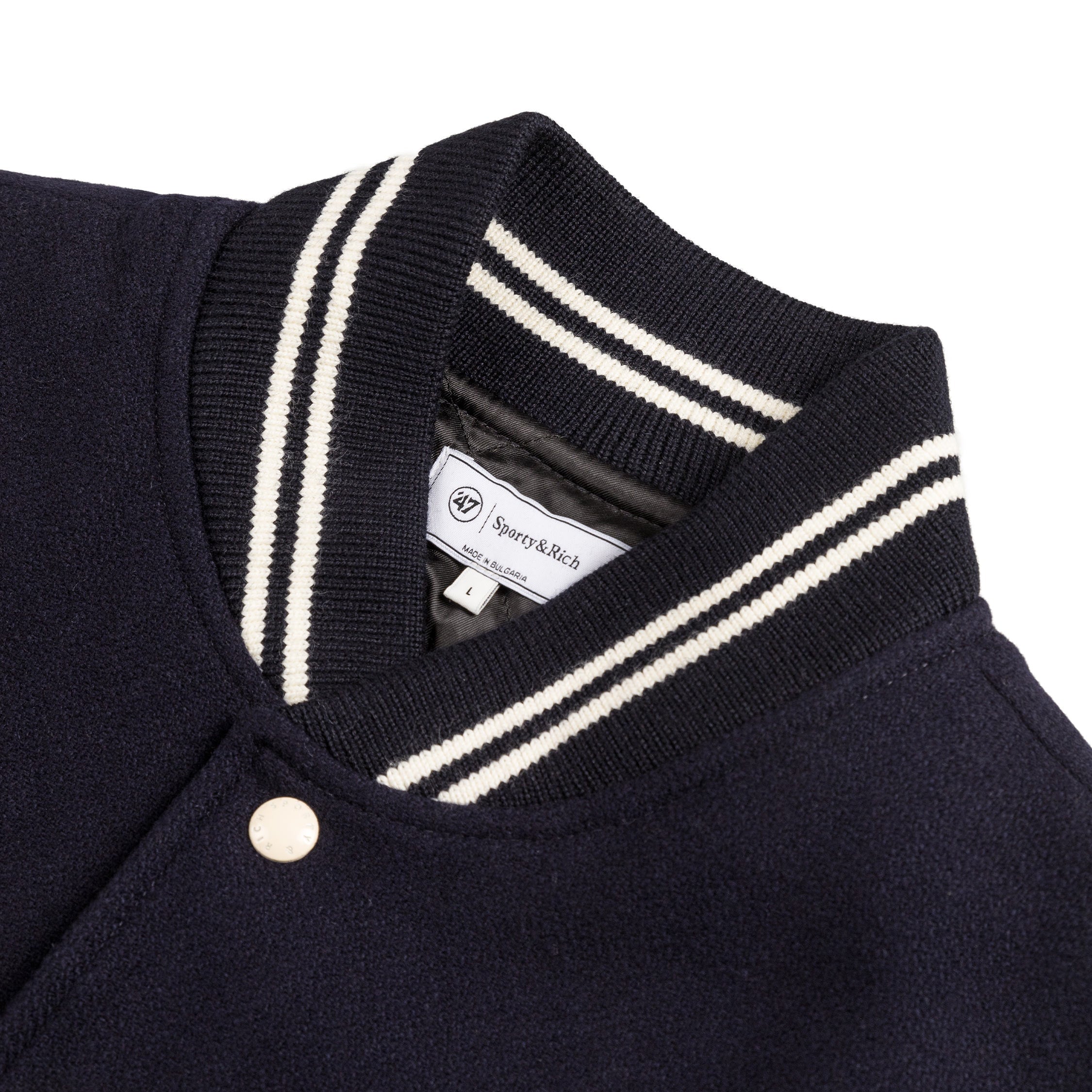 Image of Sporty & Rich Yankees Serif Varsity Jacket