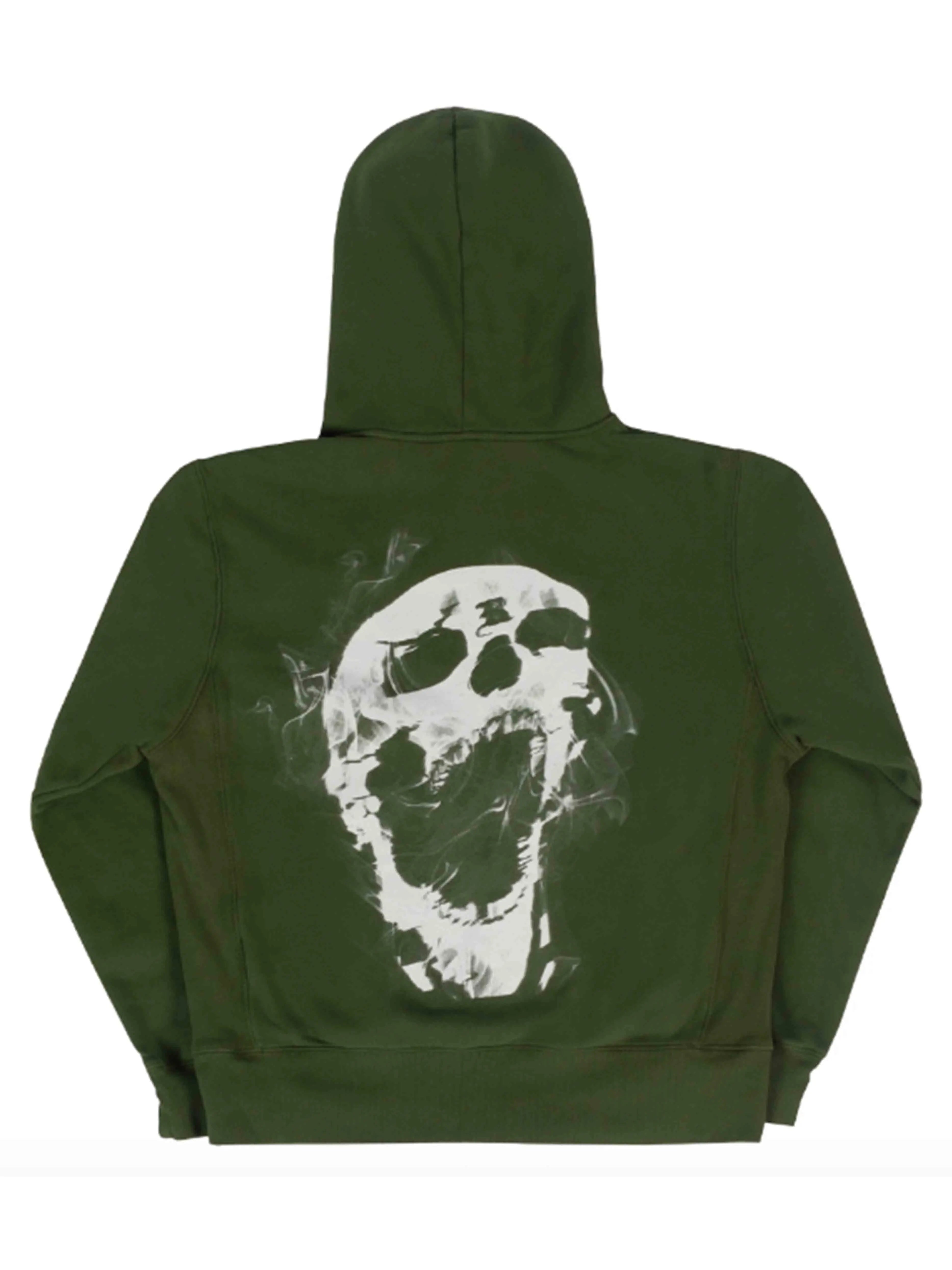 Image of Revenge Smoke Hoodie Army Green Prior