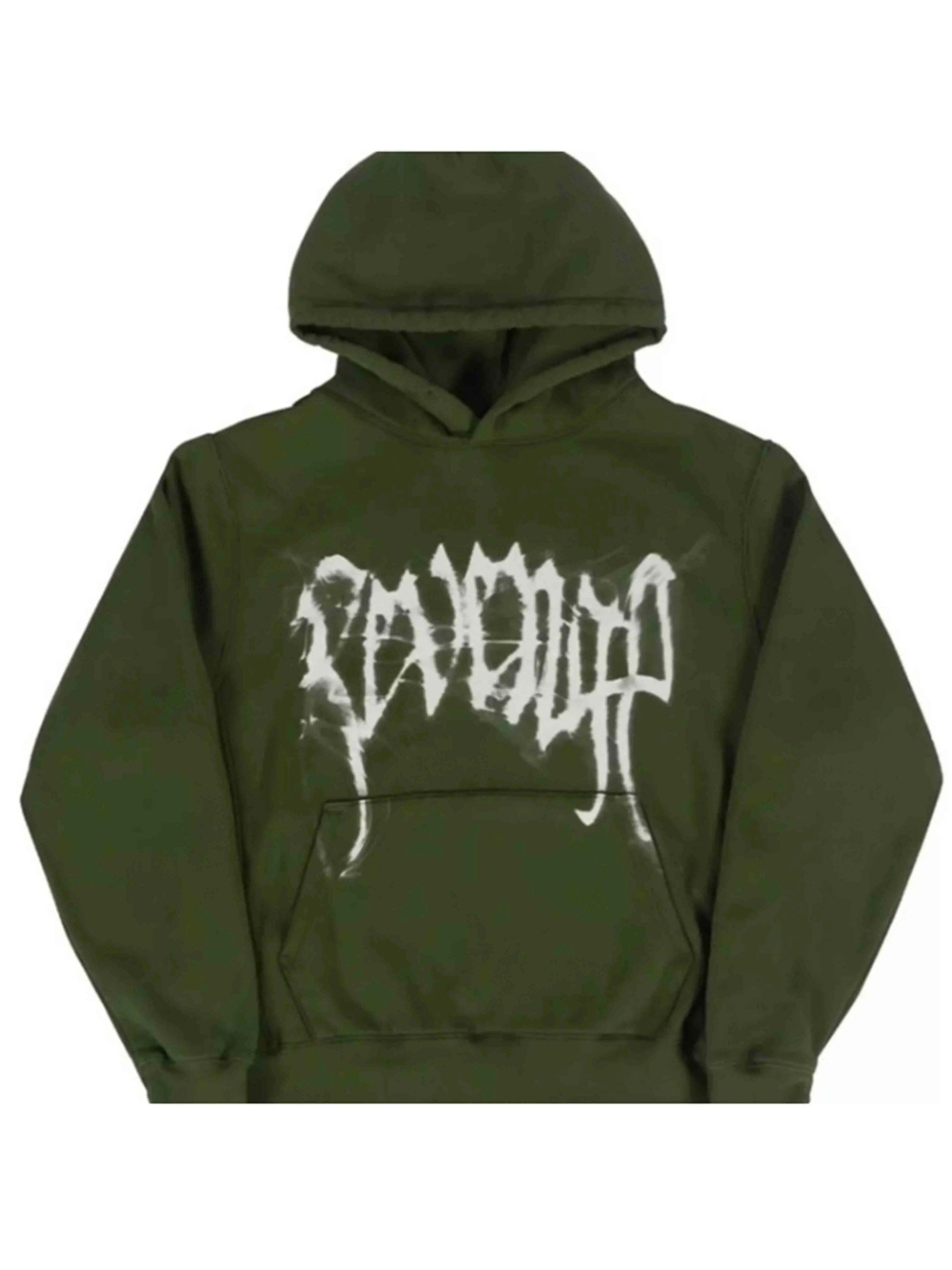 Image of Revenge Smoke Hoodie Army Green Prior