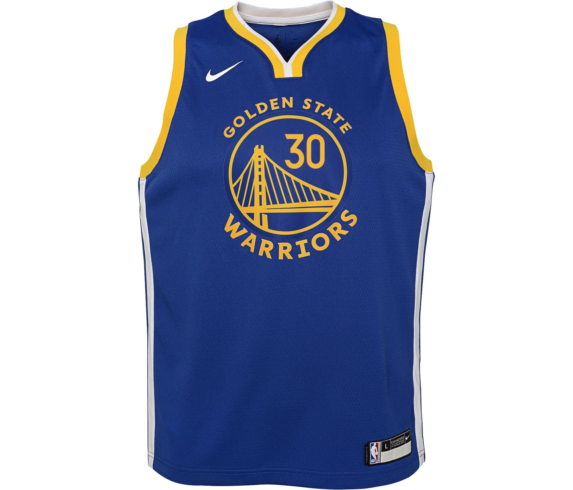 Image of Stephen Curry Golden State Warriors 2025 Icon Edition Youth NBA Swingman Jersey