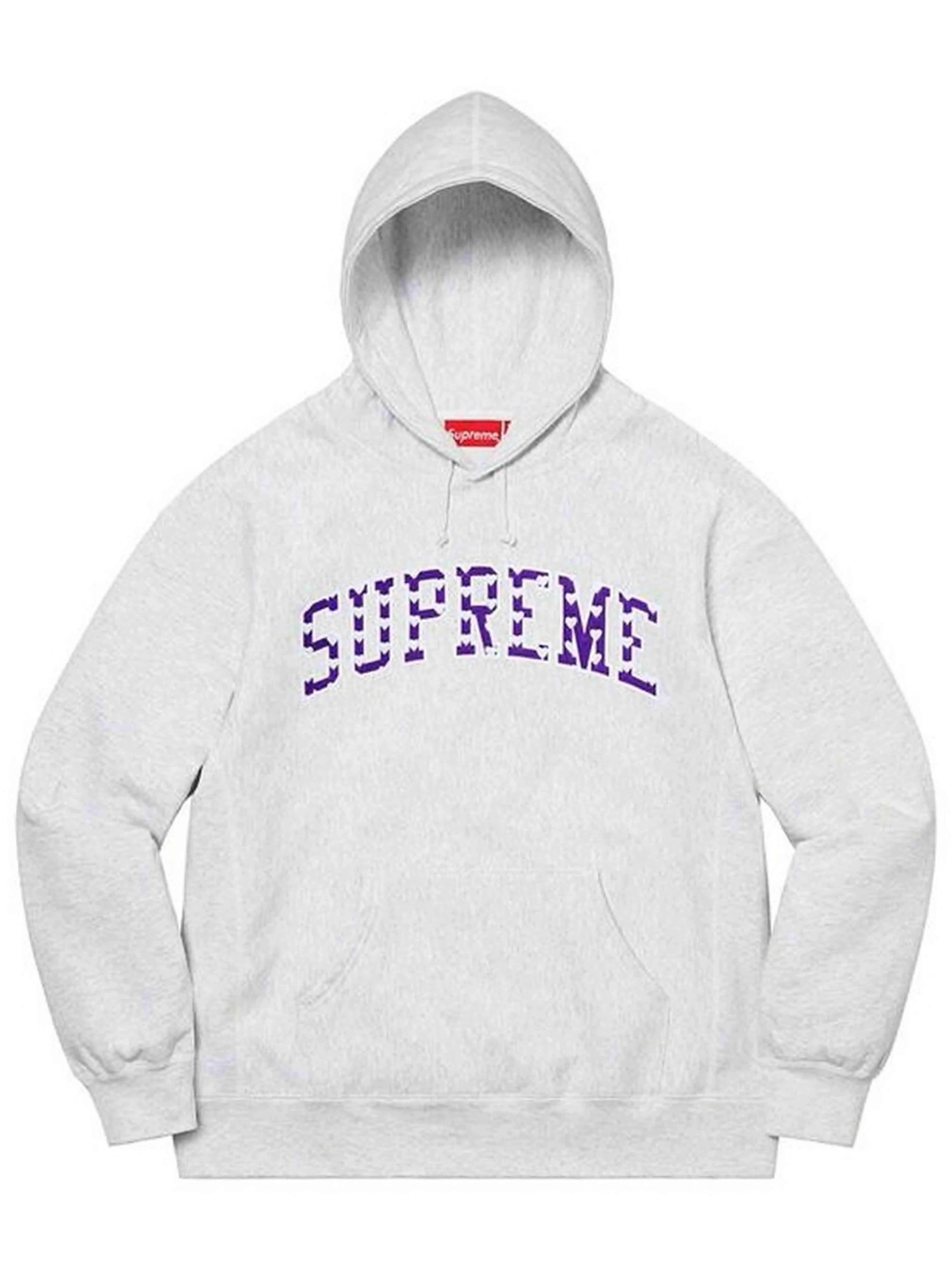 Image of SUPREME HEARTS ARC HOODIE ASH GREY [SS21] Prior