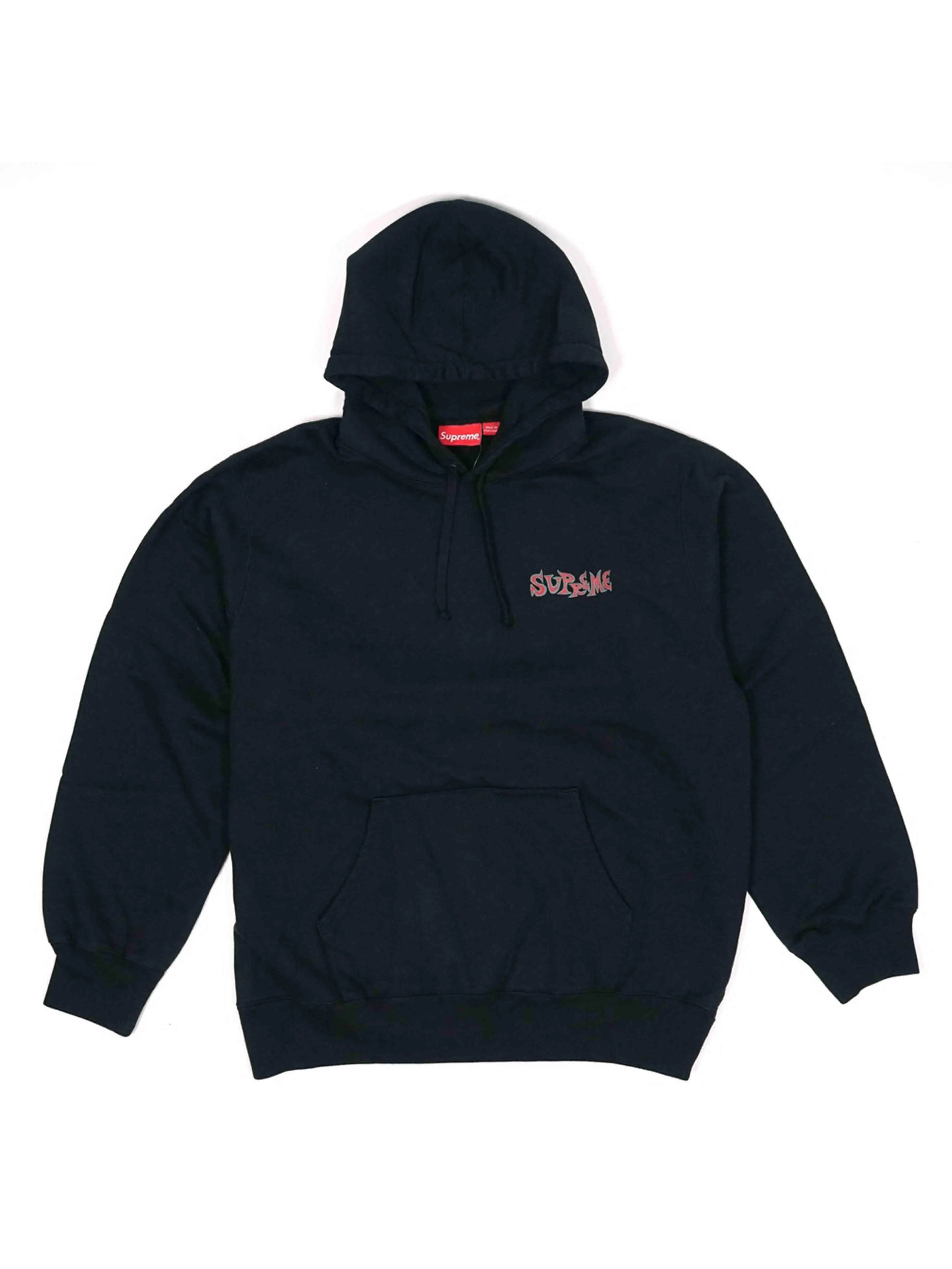 Image of SUPREME PORTRAIT HOODIE BLACK [FW18] Prior