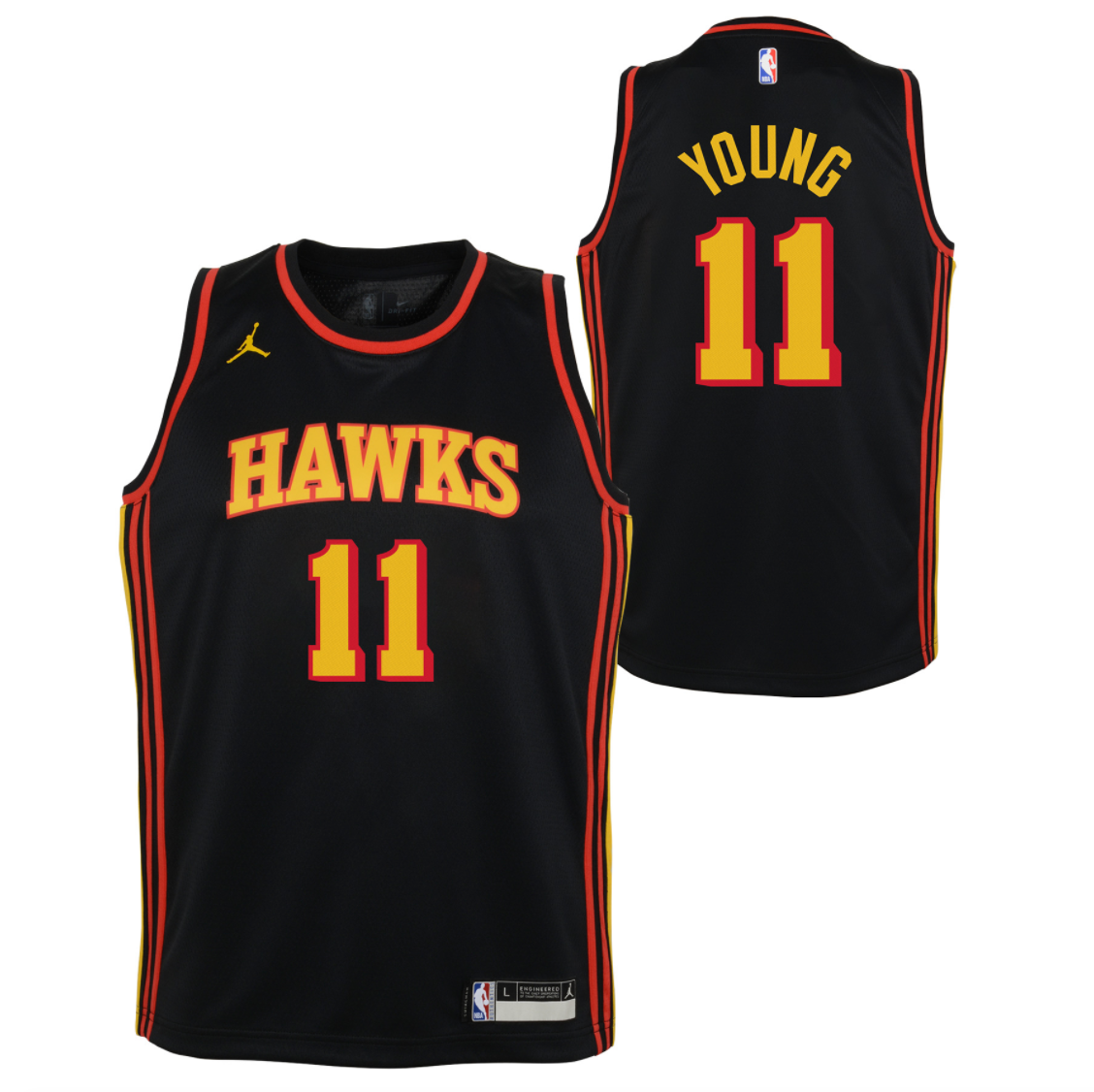 Image of Trae Young Atlanta Hawks 2025 Statement Edition Youth NBA Swingman Jersey