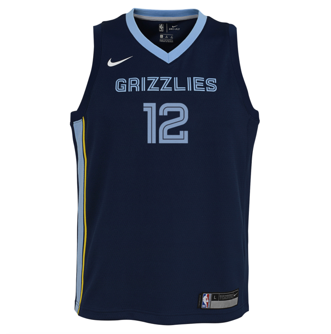 Image of Ja Morant Memphis Grizzlies 2025 Icon Edition Youth NBA Swingman Jersey