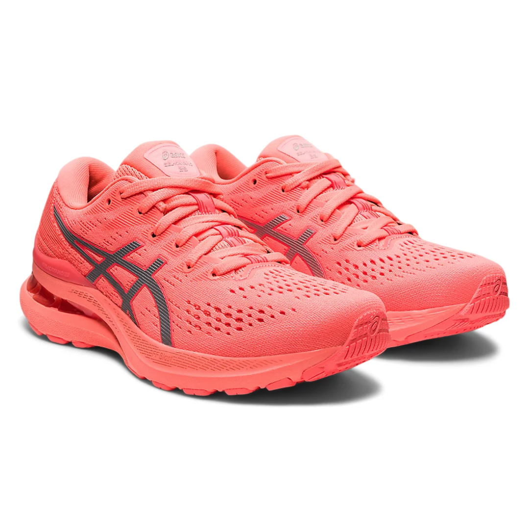 Image of Women's Asics Gel-Kayano 28 Lite-Show Sun Coral