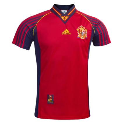 Men's Retro Spain Home Jersey 1998