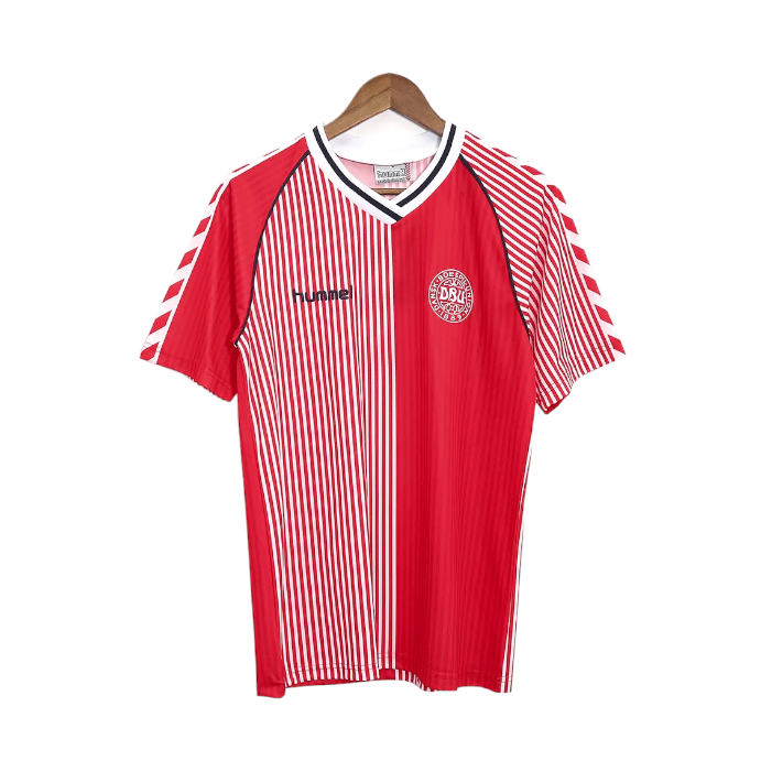 Men's Retro Denmark Home Jersey 1986