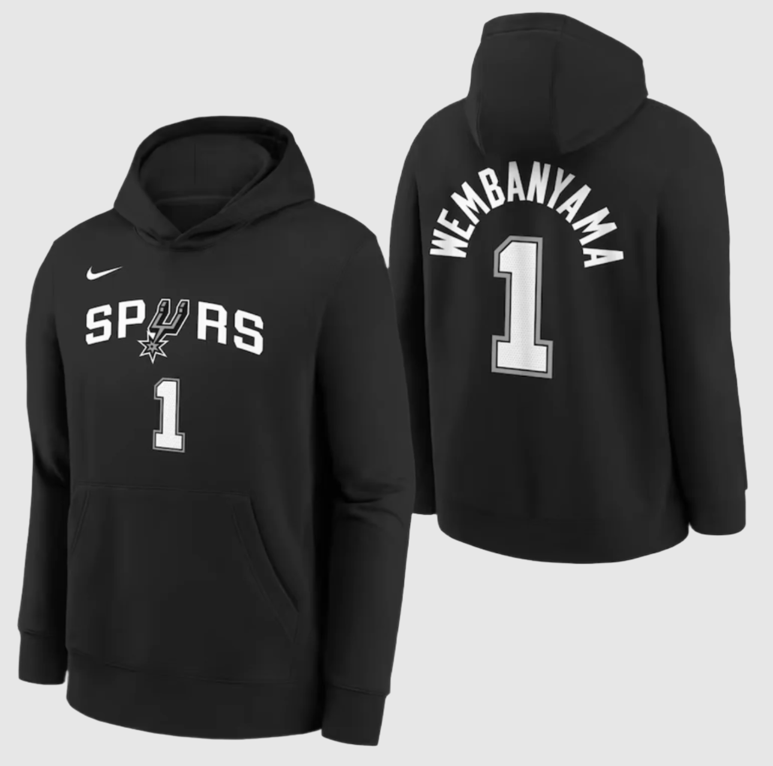 Image of Victor Wembanyama San Antonio Spurs Icon Edition Youth NBA Hoodie