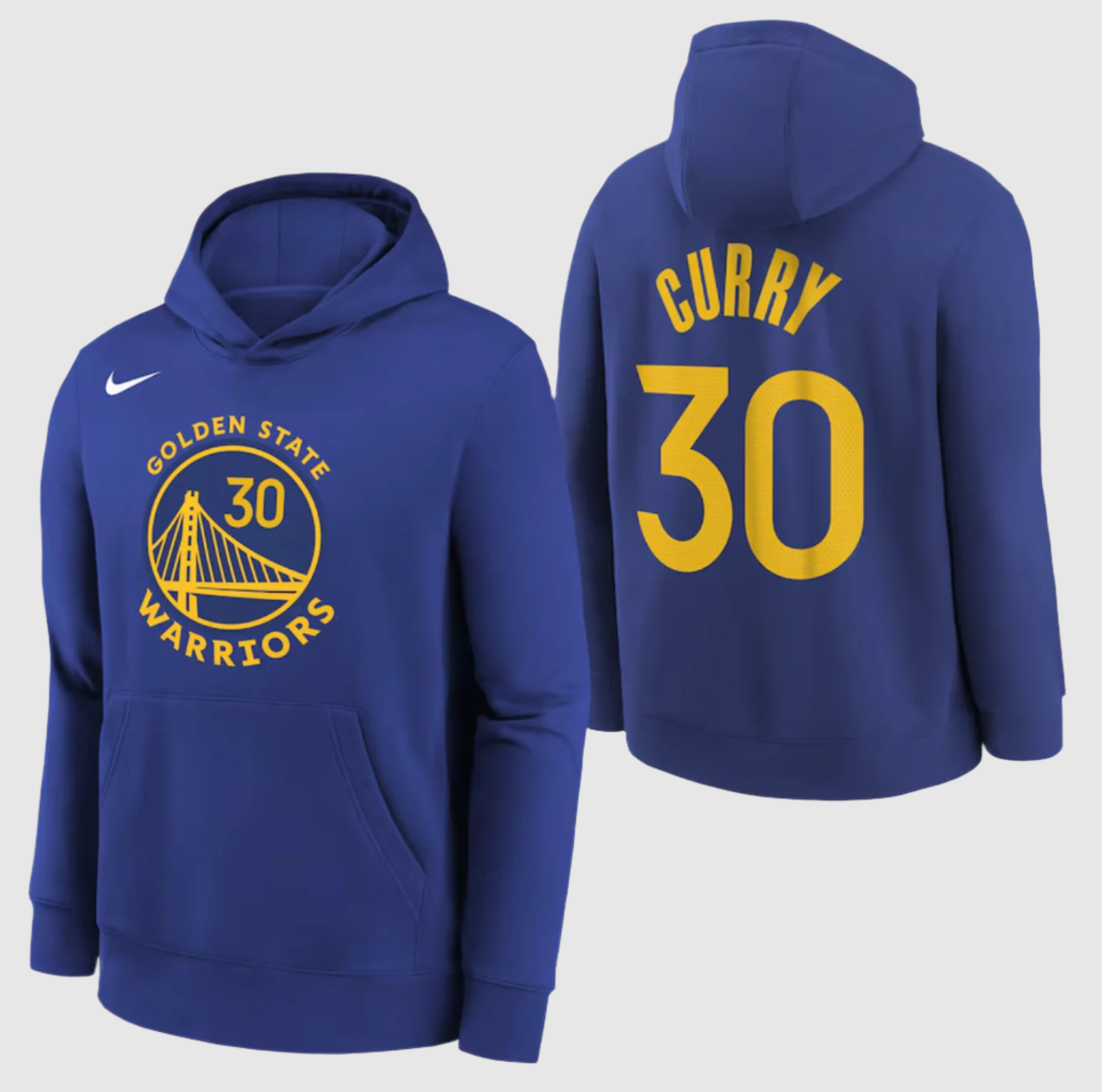 Image of Stephen Curry Golden State Warriors Icon Edition Youth NBA Hoodie