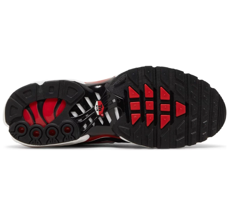 Image of Mens Nike Air Max Plus TN (Black/White/Red)