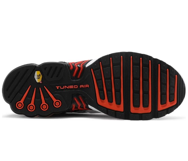 Image of Men's Nike Air Max Plus TN III (White/Team Orange)