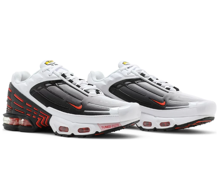 Image of Men's Nike Air Max Plus TN III (White/Team Orange)