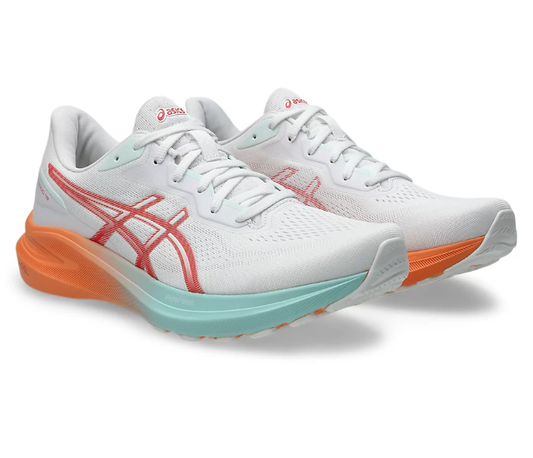 Men's Asics GT-1000 13 (White/Coral Reef)