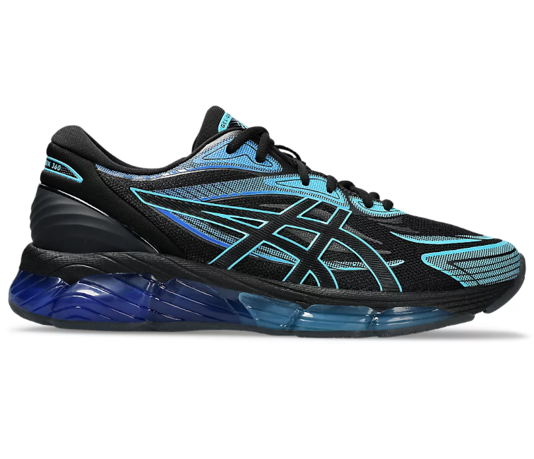 Image of Men's Asics Gel-Quantum 360 8 (Black/Aquarium)