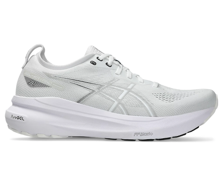 Mens Asics Gel Kayano 31 (White/Concrete)