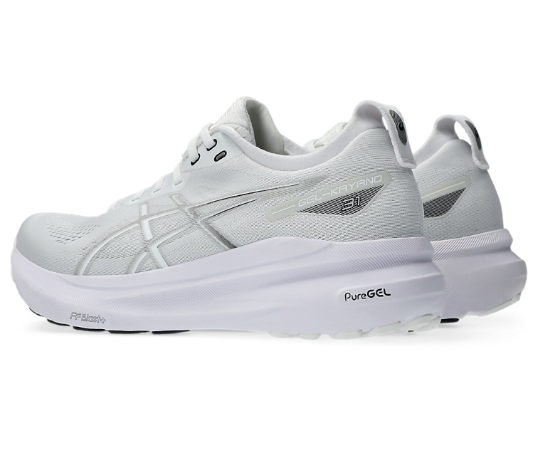 Mens Asics Gel Kayano 31 (White/Concrete)