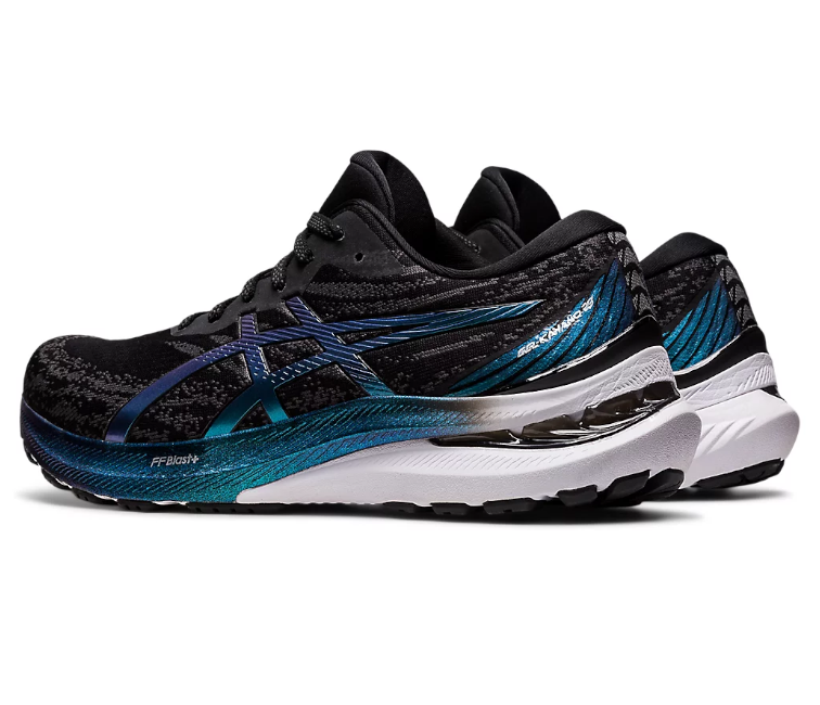 Image of Men's Asics Gel-Kayano 29 Platinum (Black/Blue)