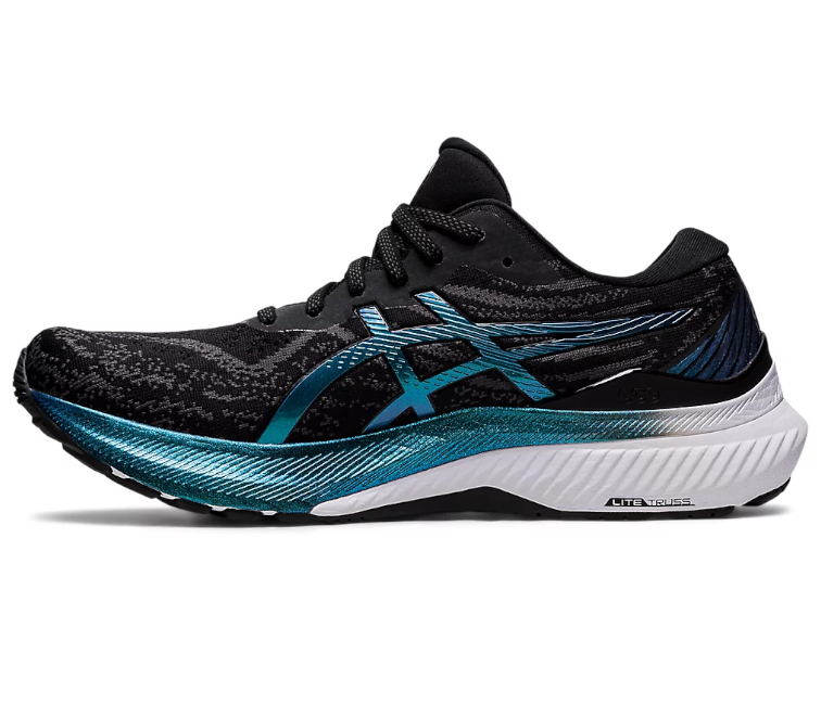 Image of Men's Asics Gel-Kayano 29 Platinum (Black/Blue)