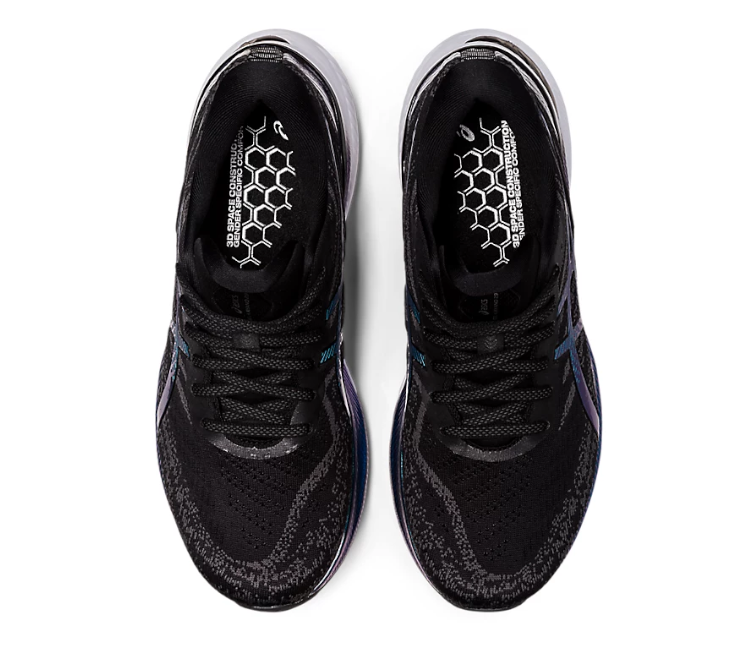 Image of Men's Asics Gel-Kayano 29 Platinum (Black/Blue)