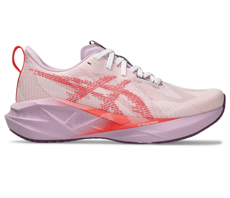 Women's Asics Novablast 5 (White/Coral Reef)