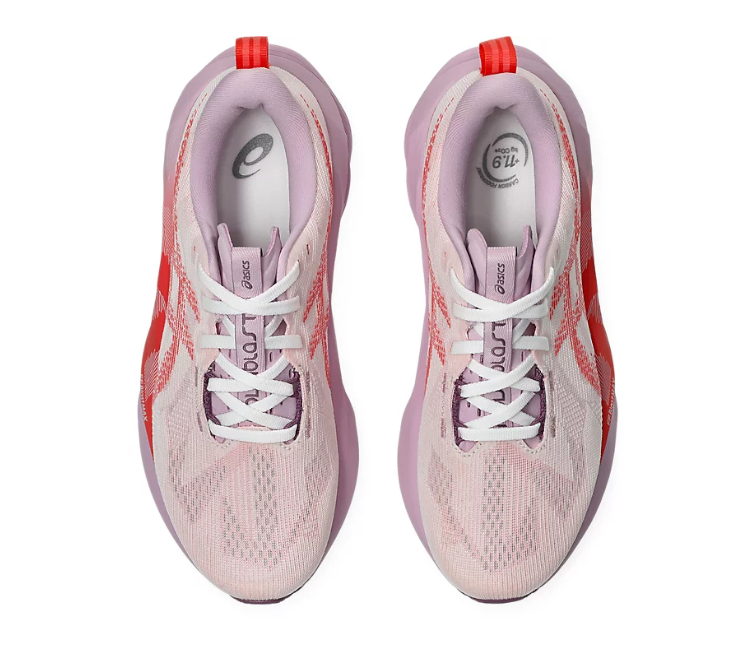 Women's Asics Novablast 5 (White/Coral Reef)