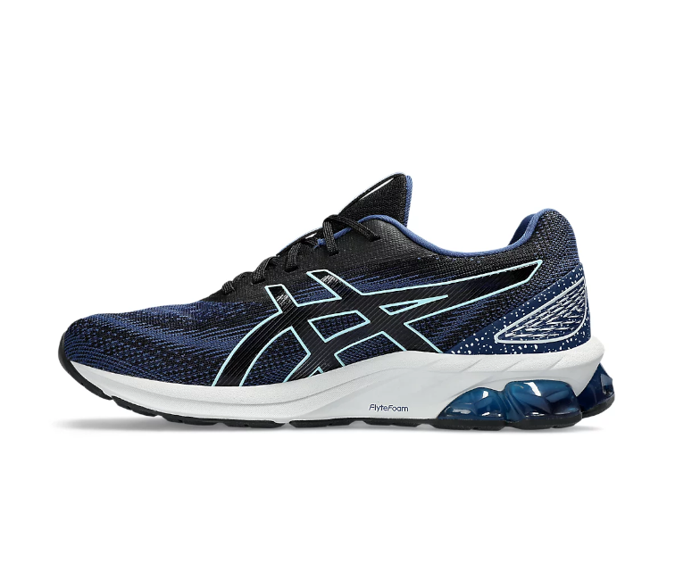 Image of Men's Asics Gel-Quantum 180 7 (Black/Midnight Blue)