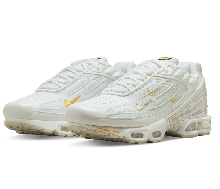 Image of Men's Nike Air Max Plus TN III (White/Gold)