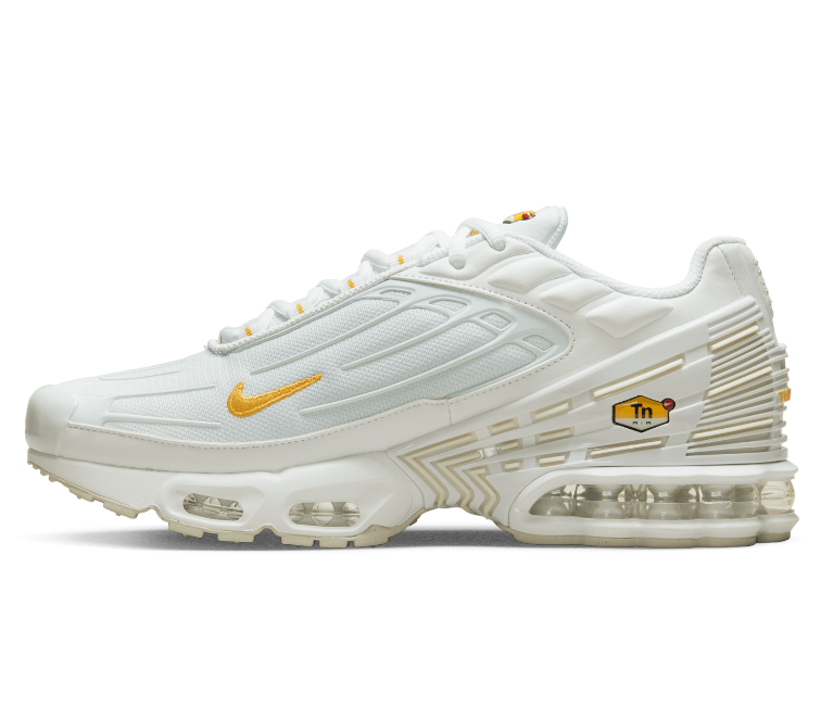 Image of Men's Nike Air Max Plus TN III (White/Gold)