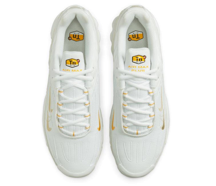 Image of Men's Nike Air Max Plus TN III (White/Gold)