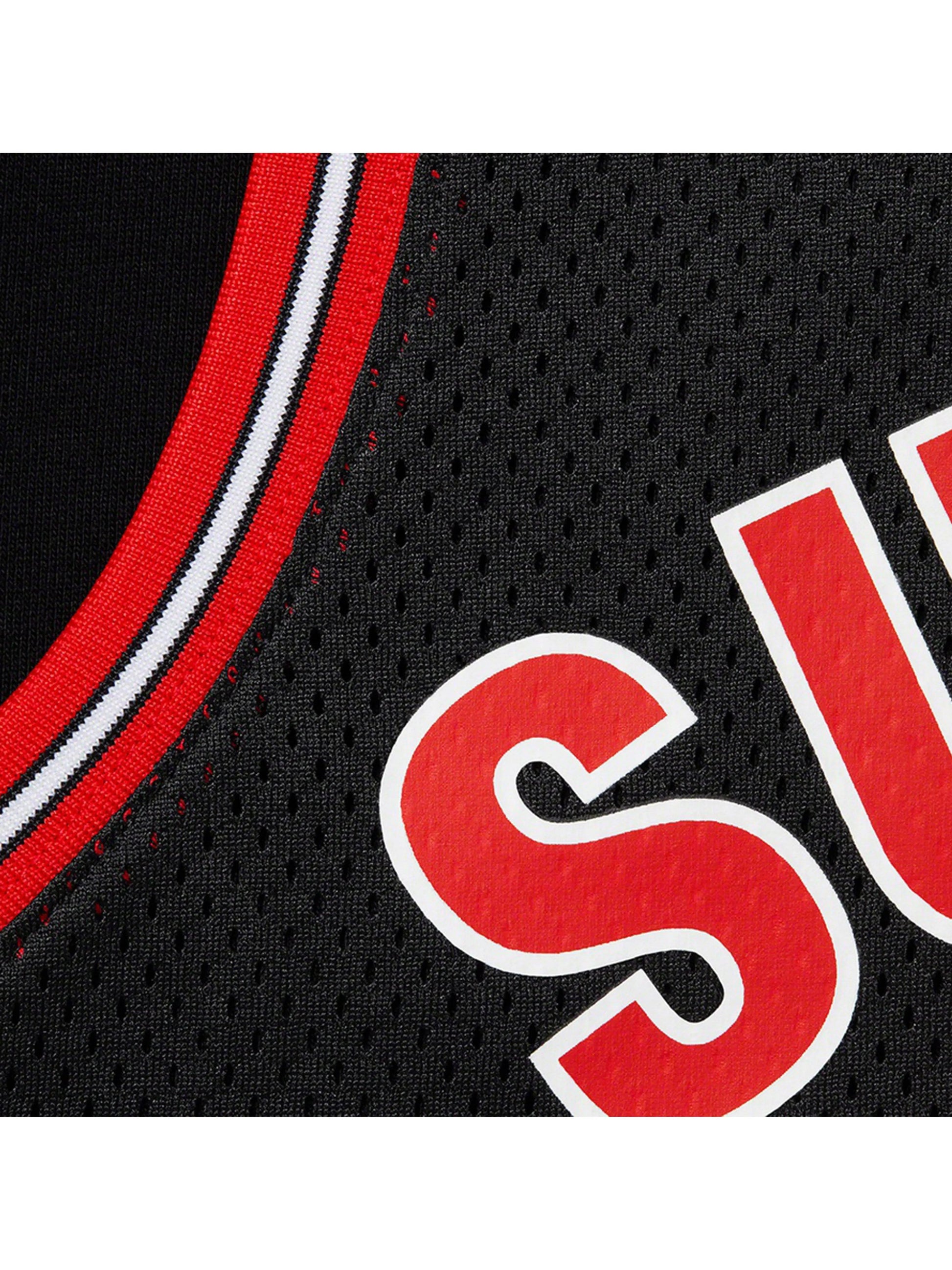 Supreme Basketball Jersey Hooded Sweatshirt Black [SS21] Prior