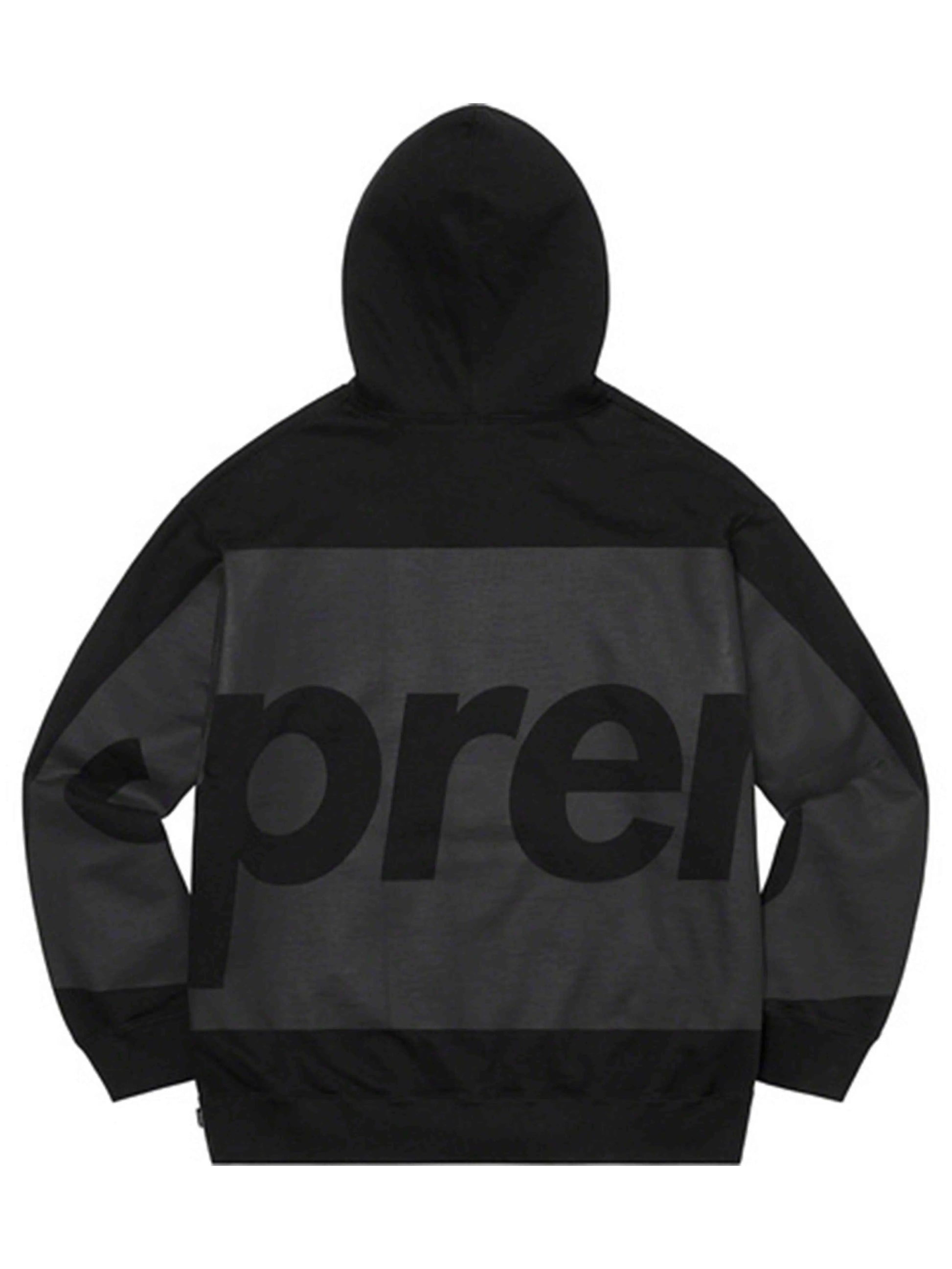 Supreme Big Logo Hooded Sweatshirt BLACK [SS21] Prior