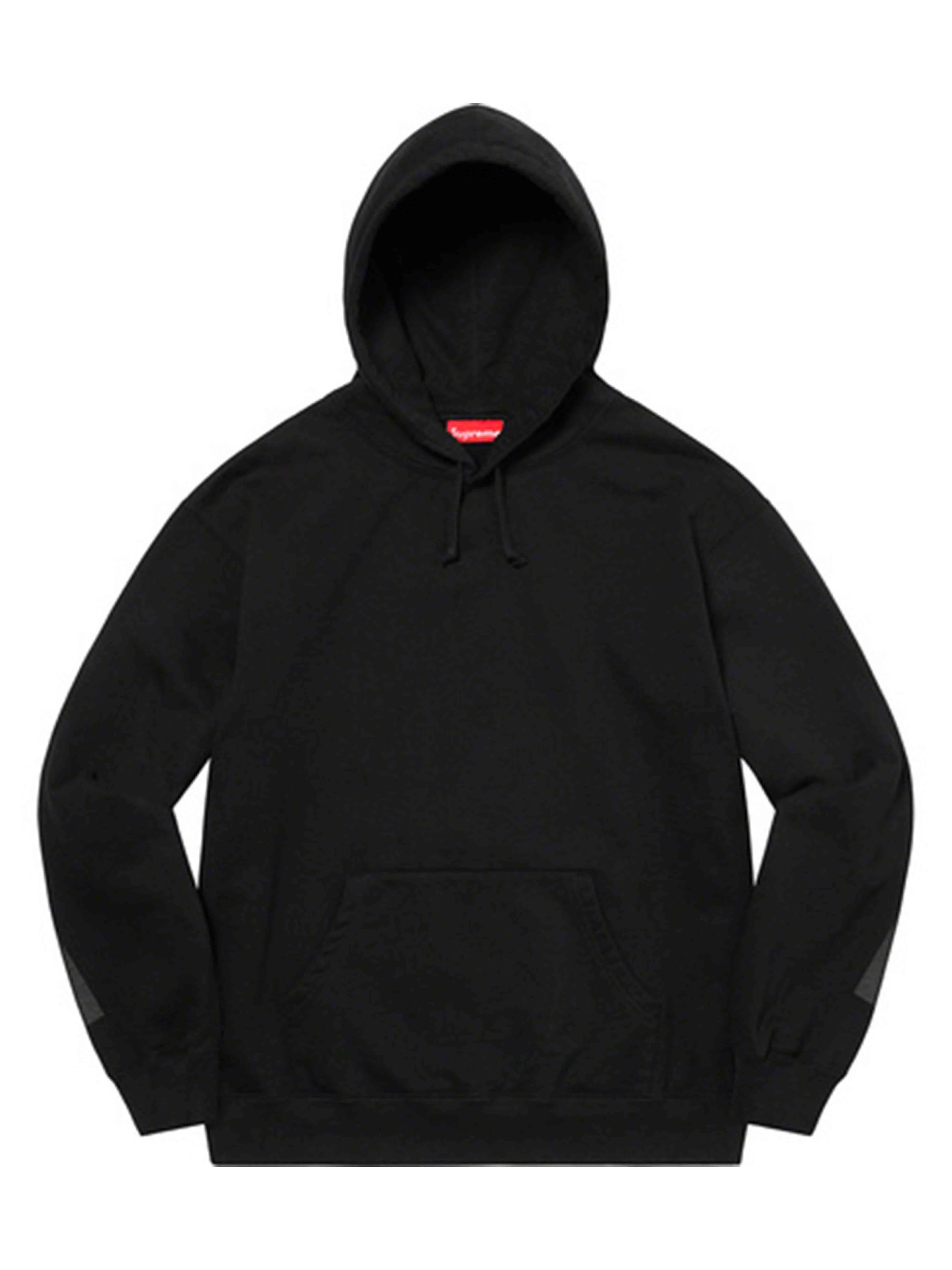 Image of Supreme Big Logo Hooded Sweatshirt BLACK [SS21] Prior