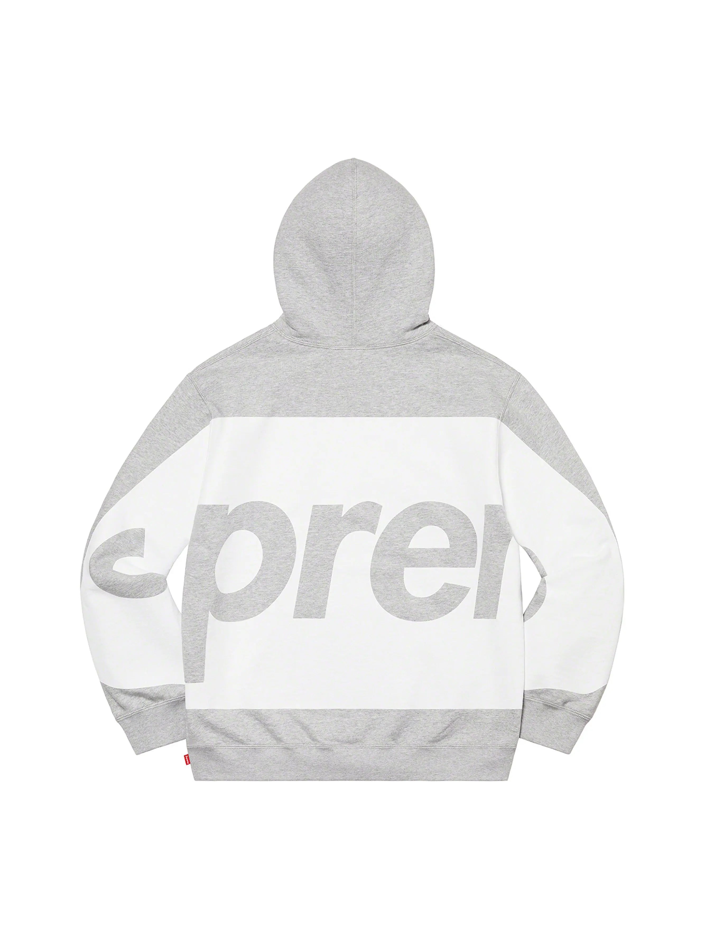 Supreme Big Logo Hooded Sweatshirt Heather Grey in Auckland, New Zealand - Shop name