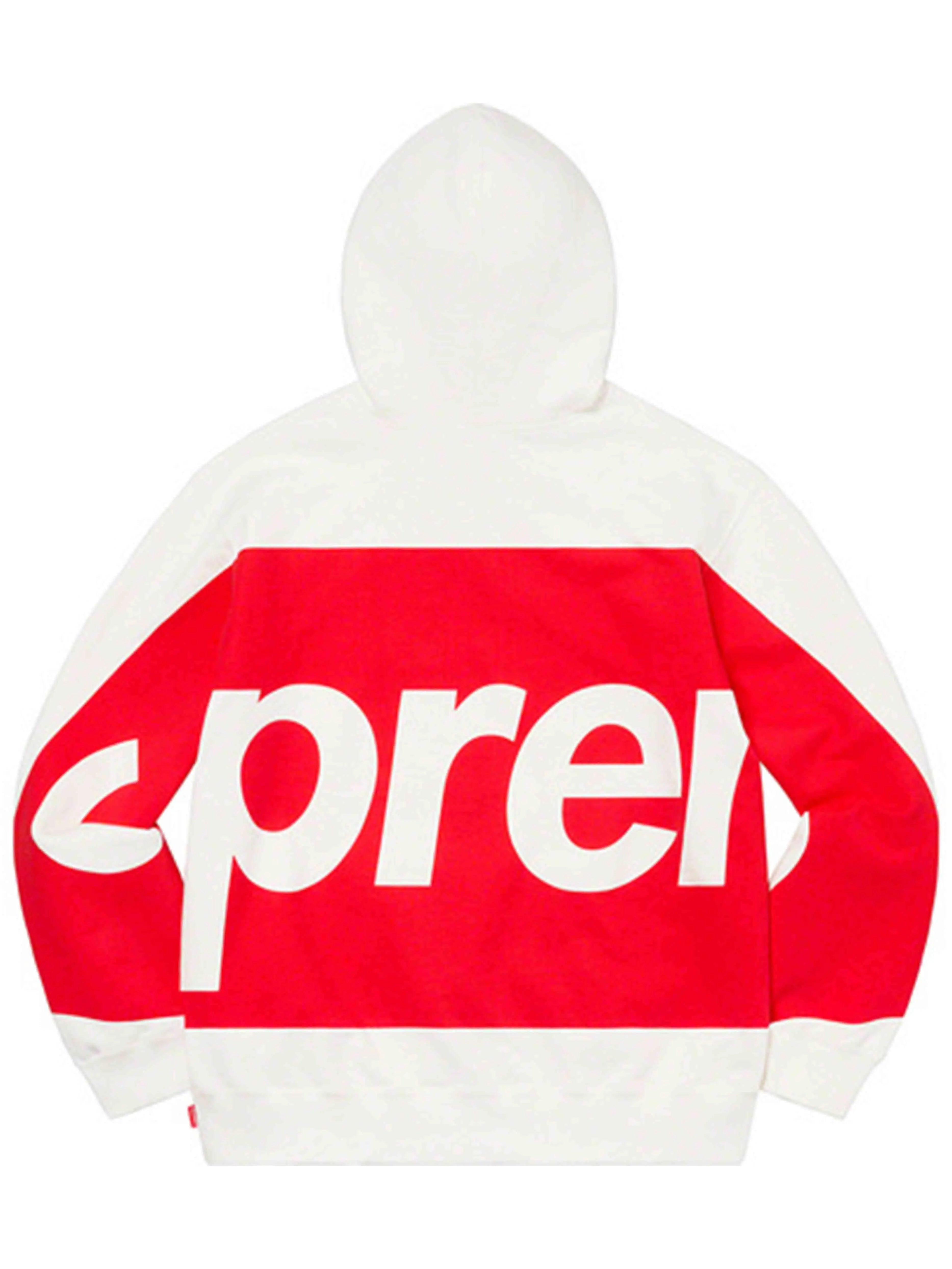 Image of Supreme Big Logo Hooded Sweatshirt White [SS21] Prior