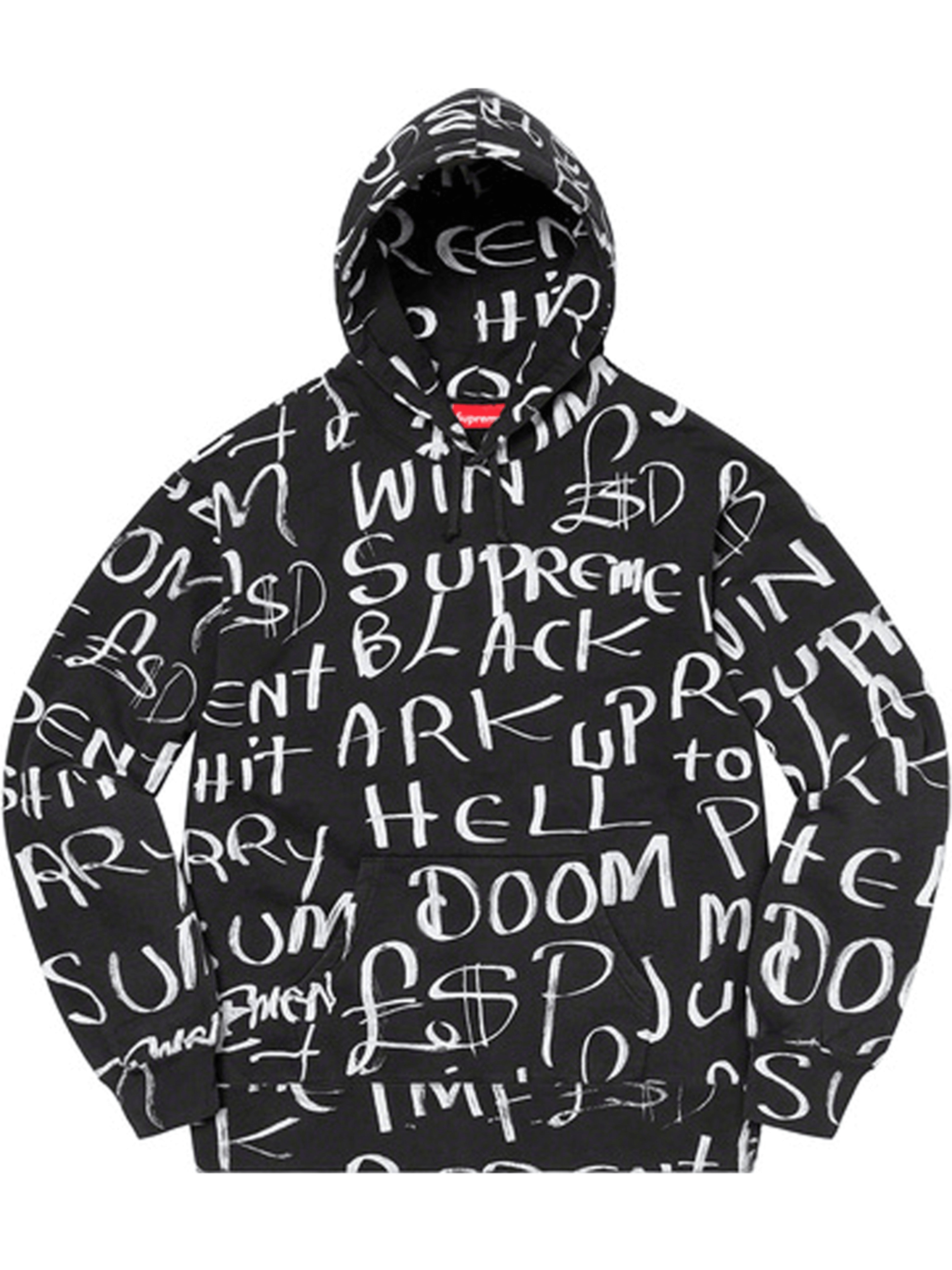 Image of Supreme Black Ark Hoodie Black [FW20] Prior