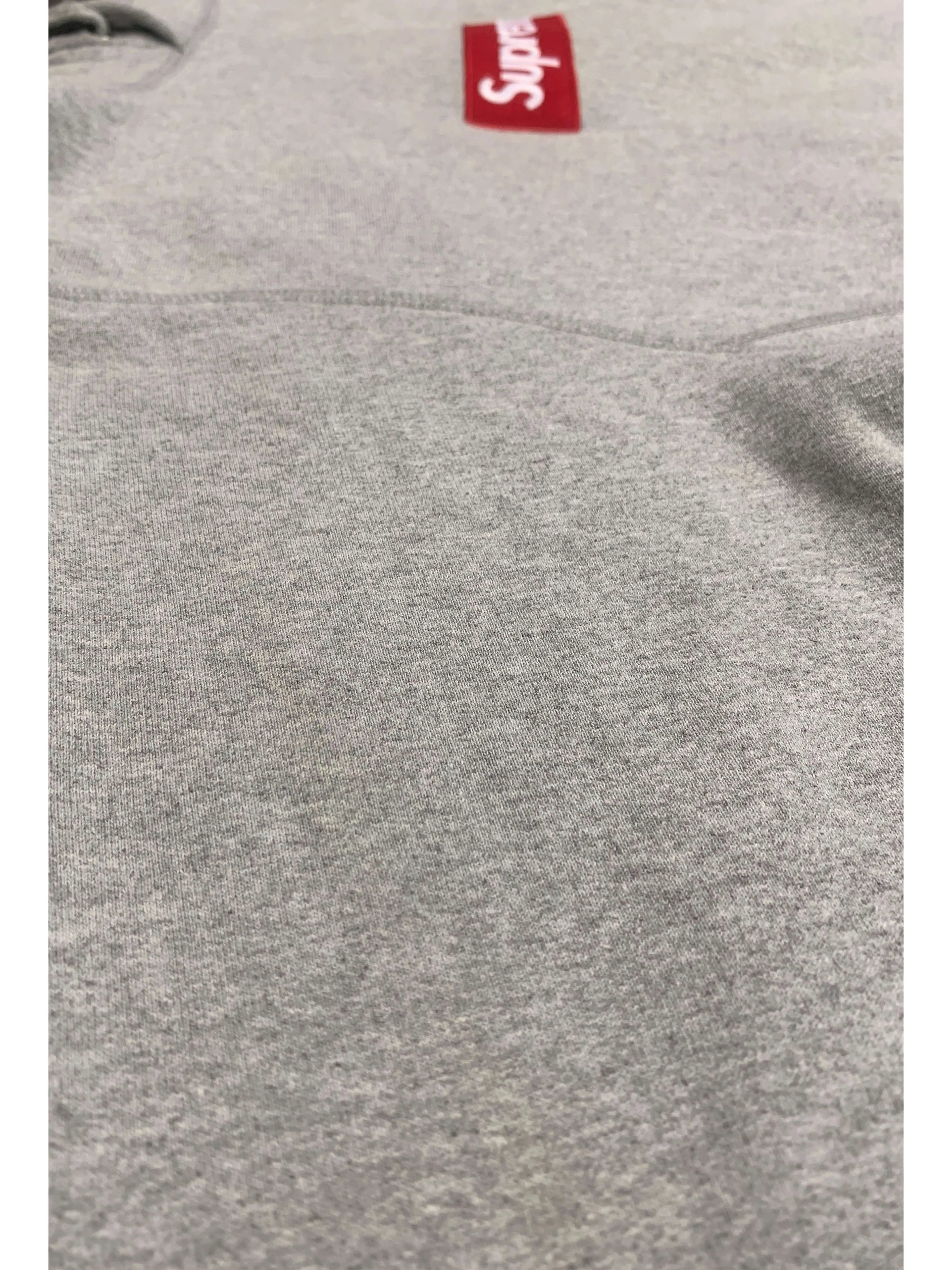 Image of Supreme Box Logo Hoodie Heather Grey [FW16] Supreme
