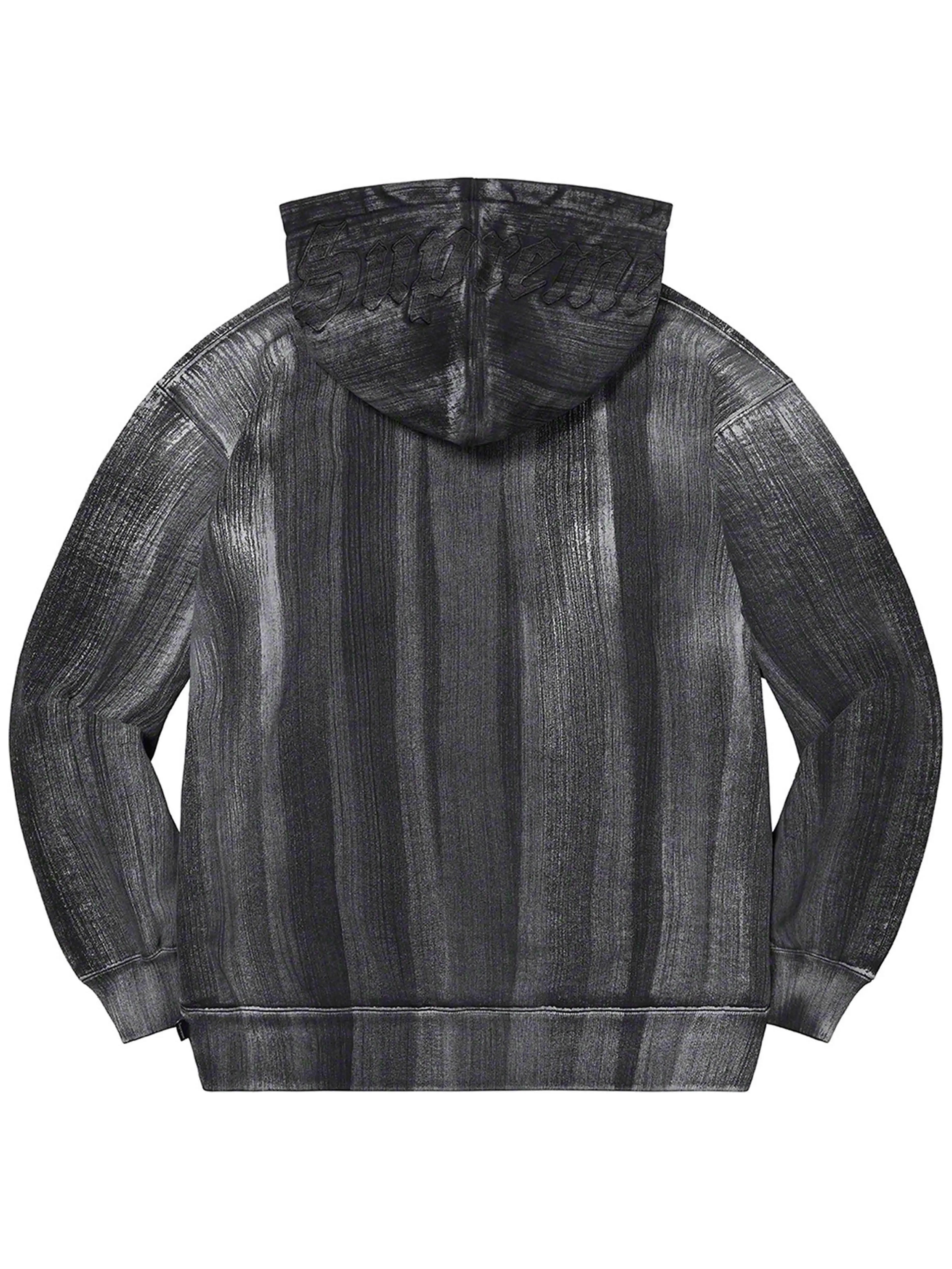 Supreme Brush Stroke Hoodie Black [SS21] Prior