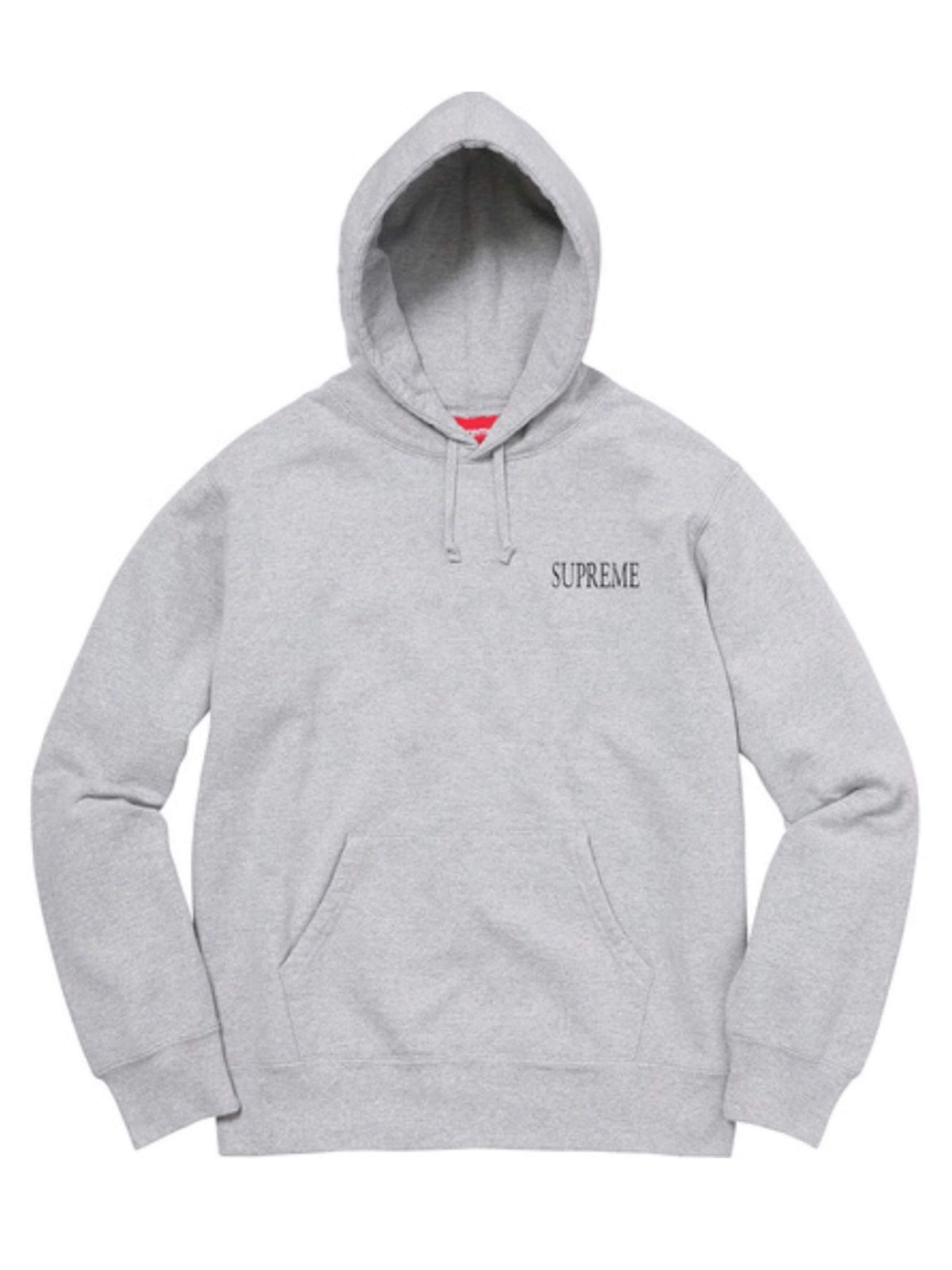 Image of Supreme Decline Hoodie HEATHER GREY [FW17] Prior