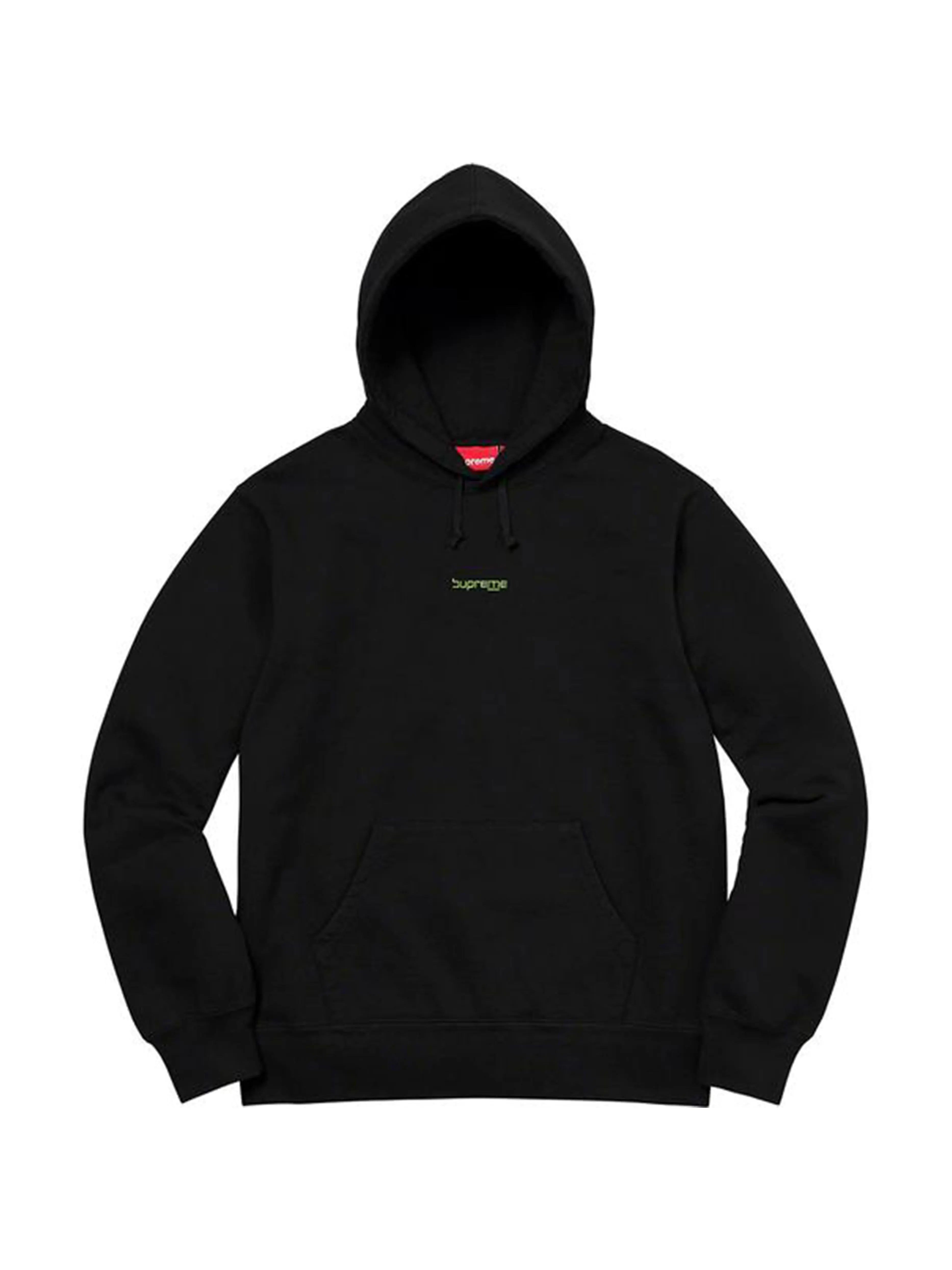 Image of Supreme Digital Logo Hoodie Black [SS20] Supreme