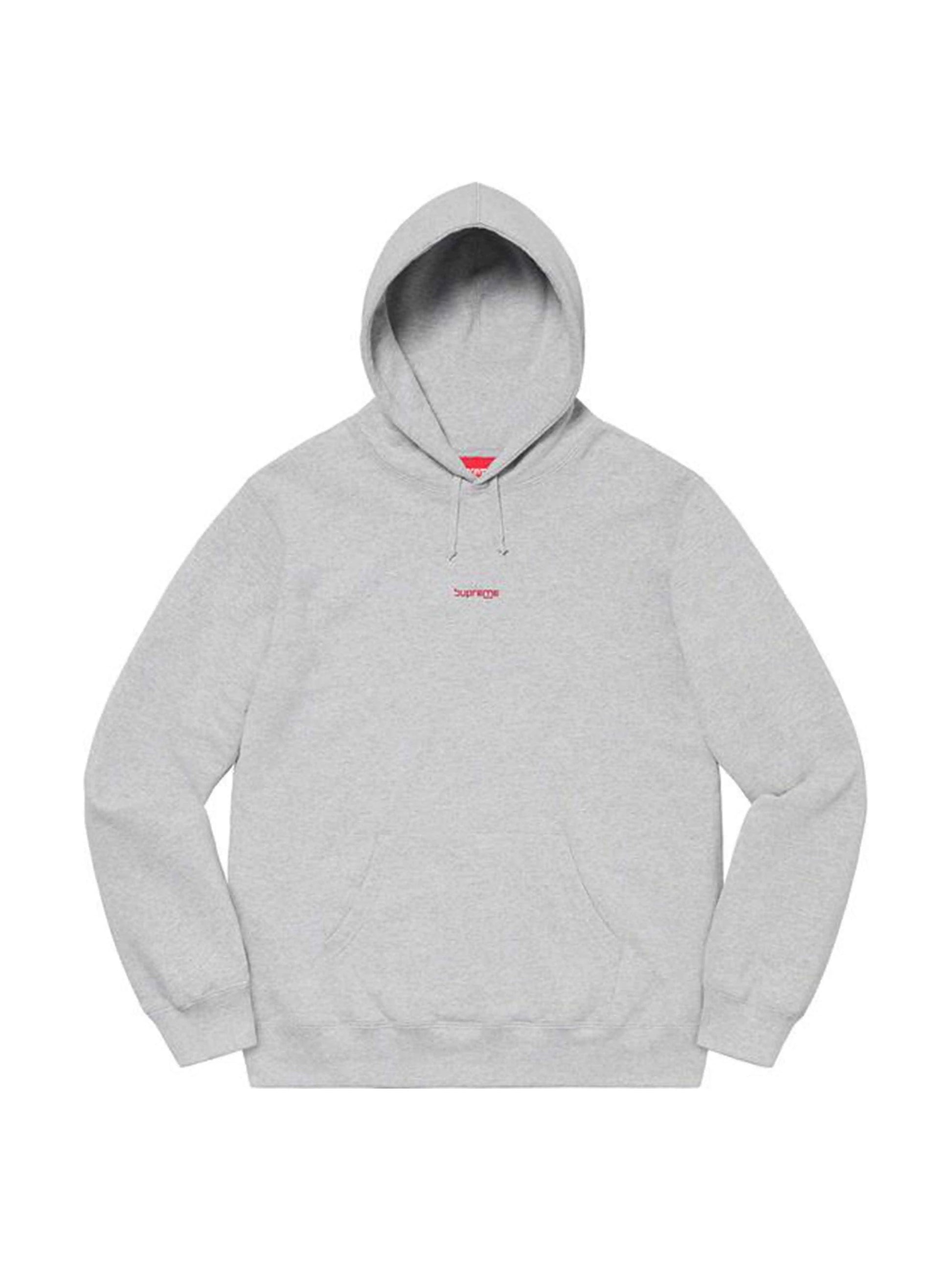 Supreme Digital Logo Hoodie Heather Grey [SS20] Prior