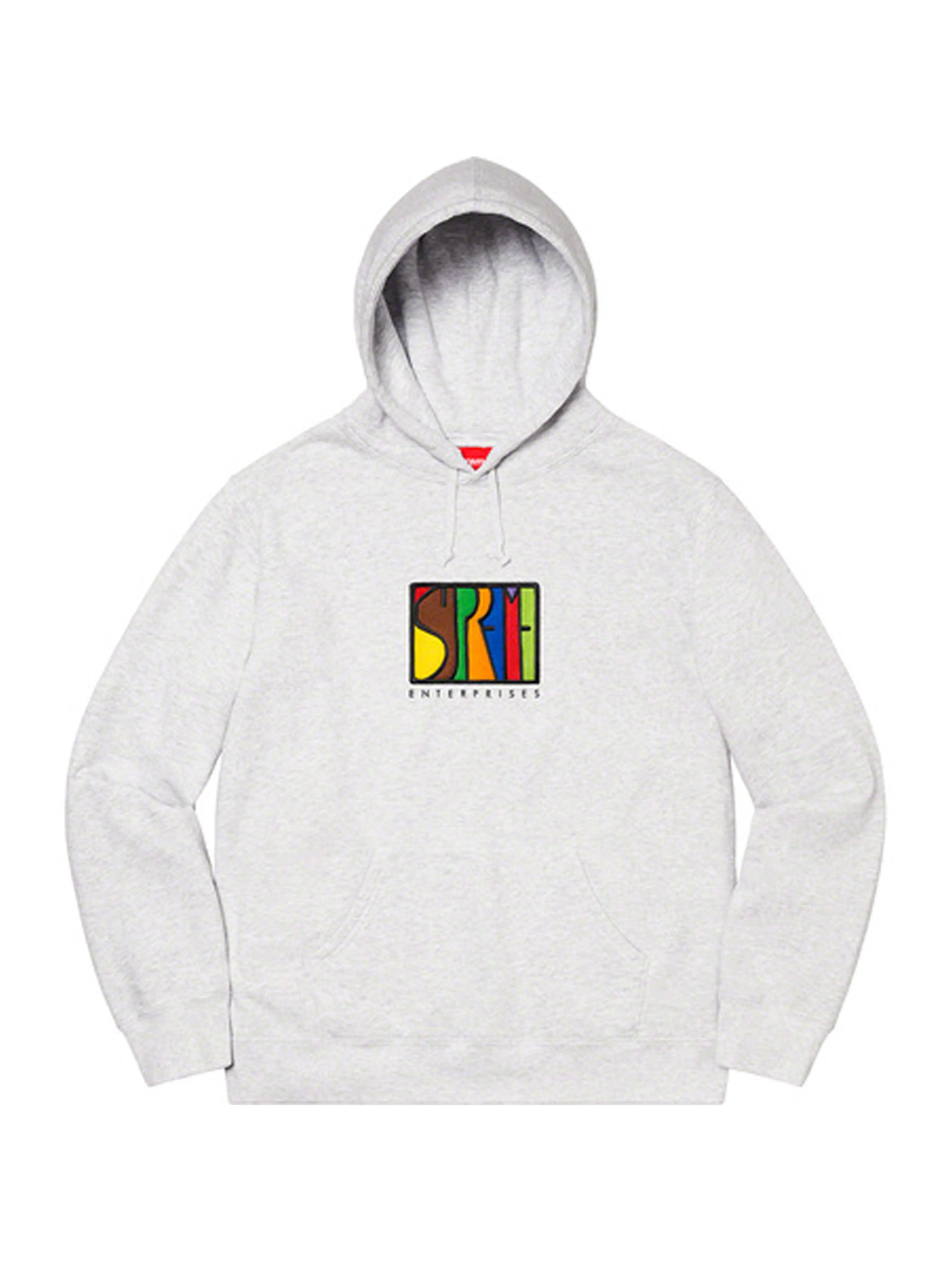 Image of Supreme Enterprises Hoodie Ash Grey [FW20] Prior
