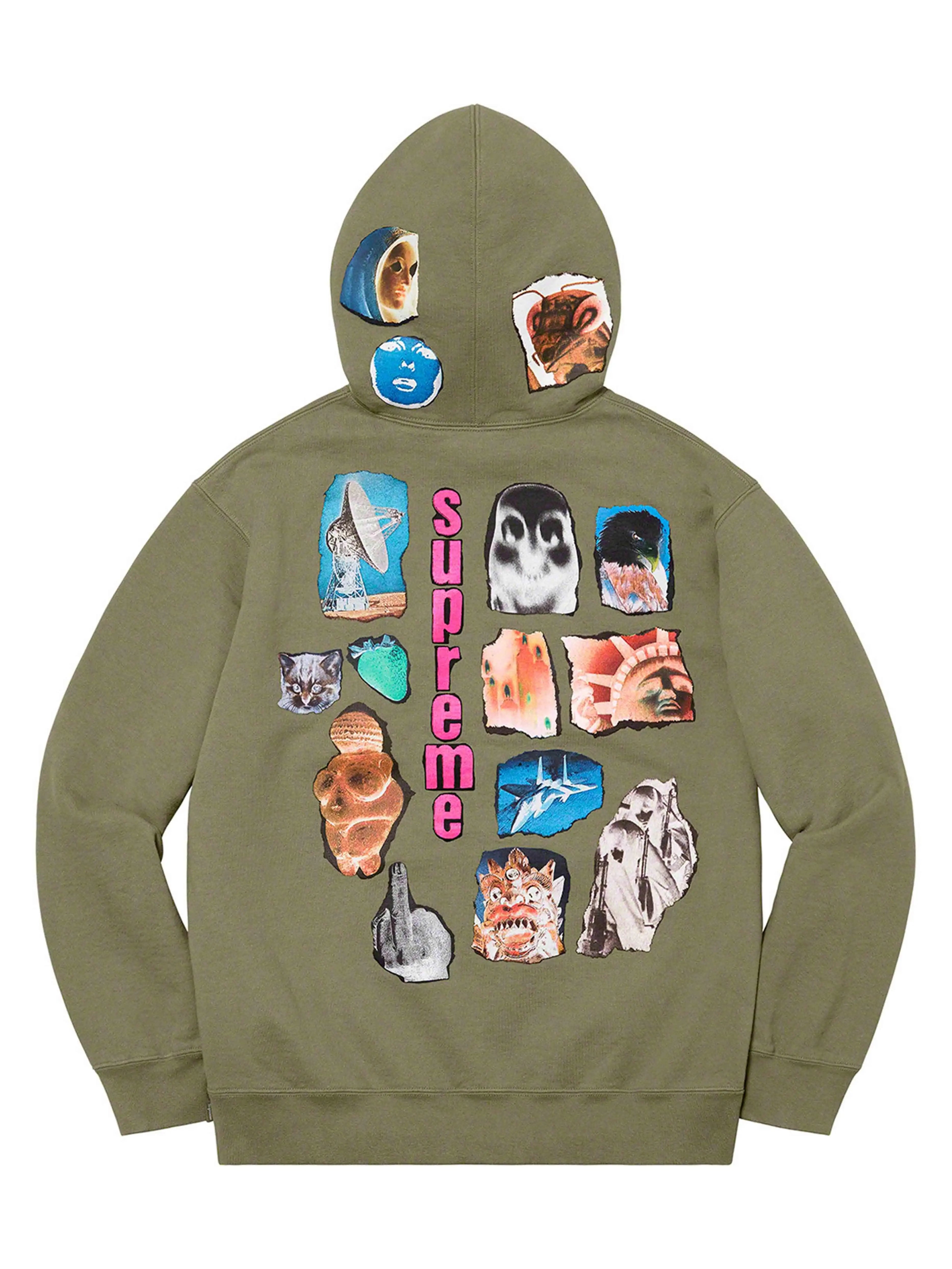Image of Supreme Invert Hoodie Light Olive [SS21] Prior