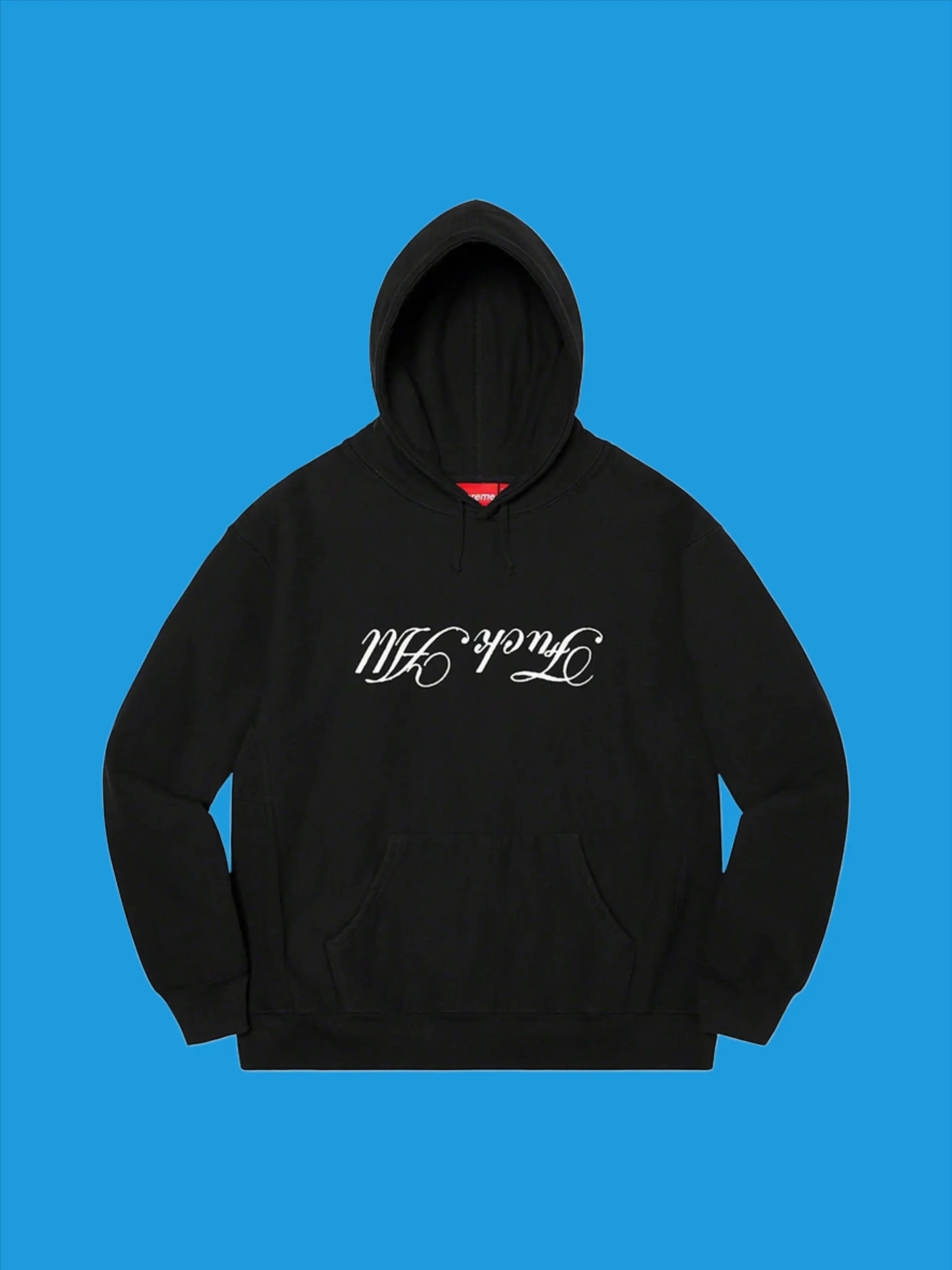 Image of Supreme Jamie Reid Fuck All Hooded Sweatshirt Black in Auckland, New Zealand - Shop name